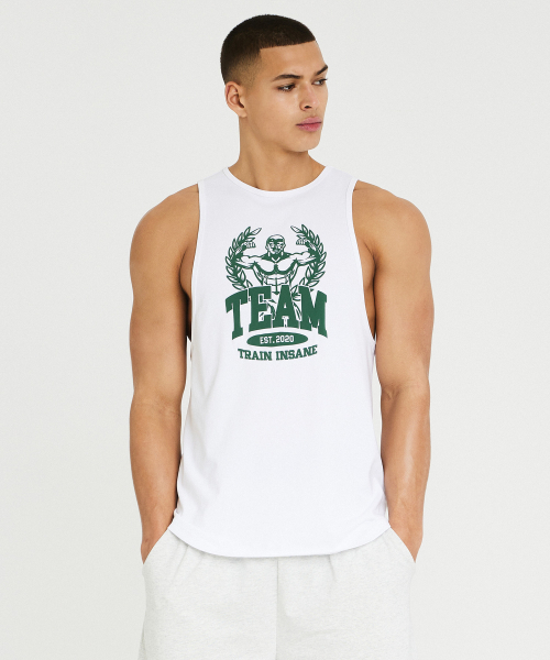 HDEX Muscle Man Sleeveless - WHITE