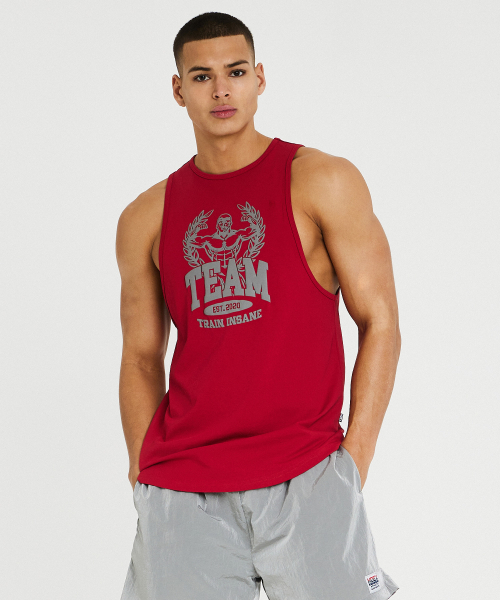 HDEX Muscle Man Sleeveless - DEEP RED