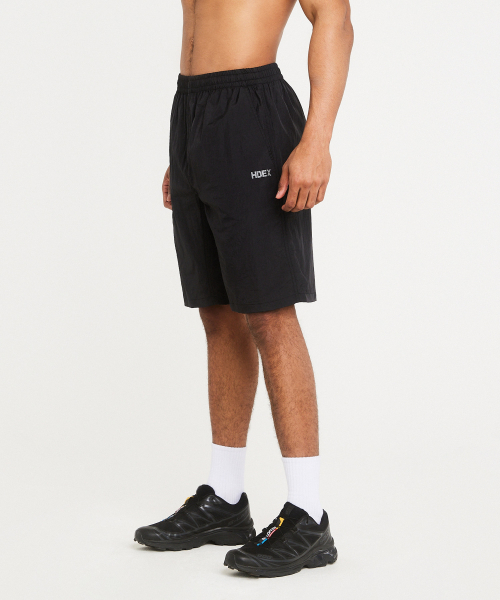 HDEX Main Logo Taslan Shorts - BLACK