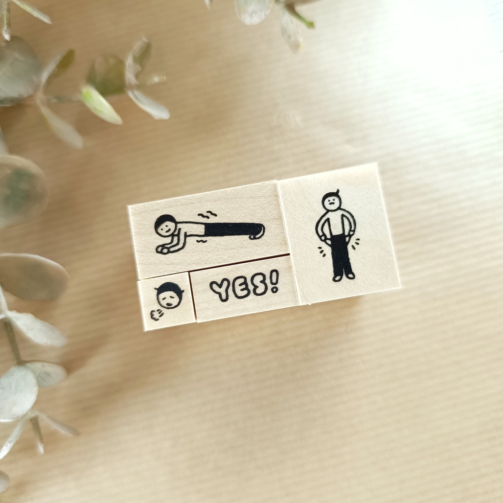 日本little lu．相反印面系列有趣印章 2024春季新品