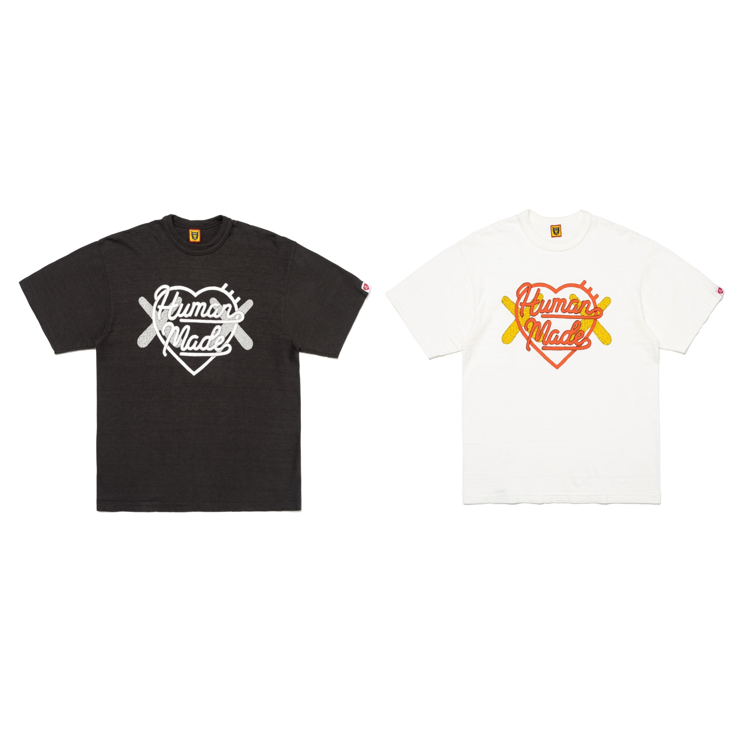 KAWS X HUMAN KAWS MADE GRAPHIC T-SHIRT #1 愛心 塗鴉 黑白 短袖上衣