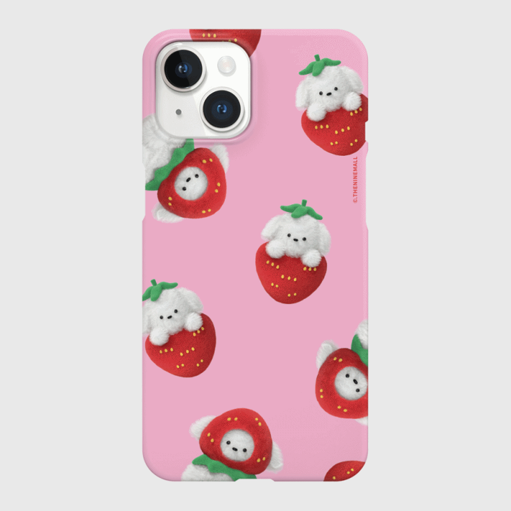 THE NINE MALL - pattern strawberry ppokku 硬殼