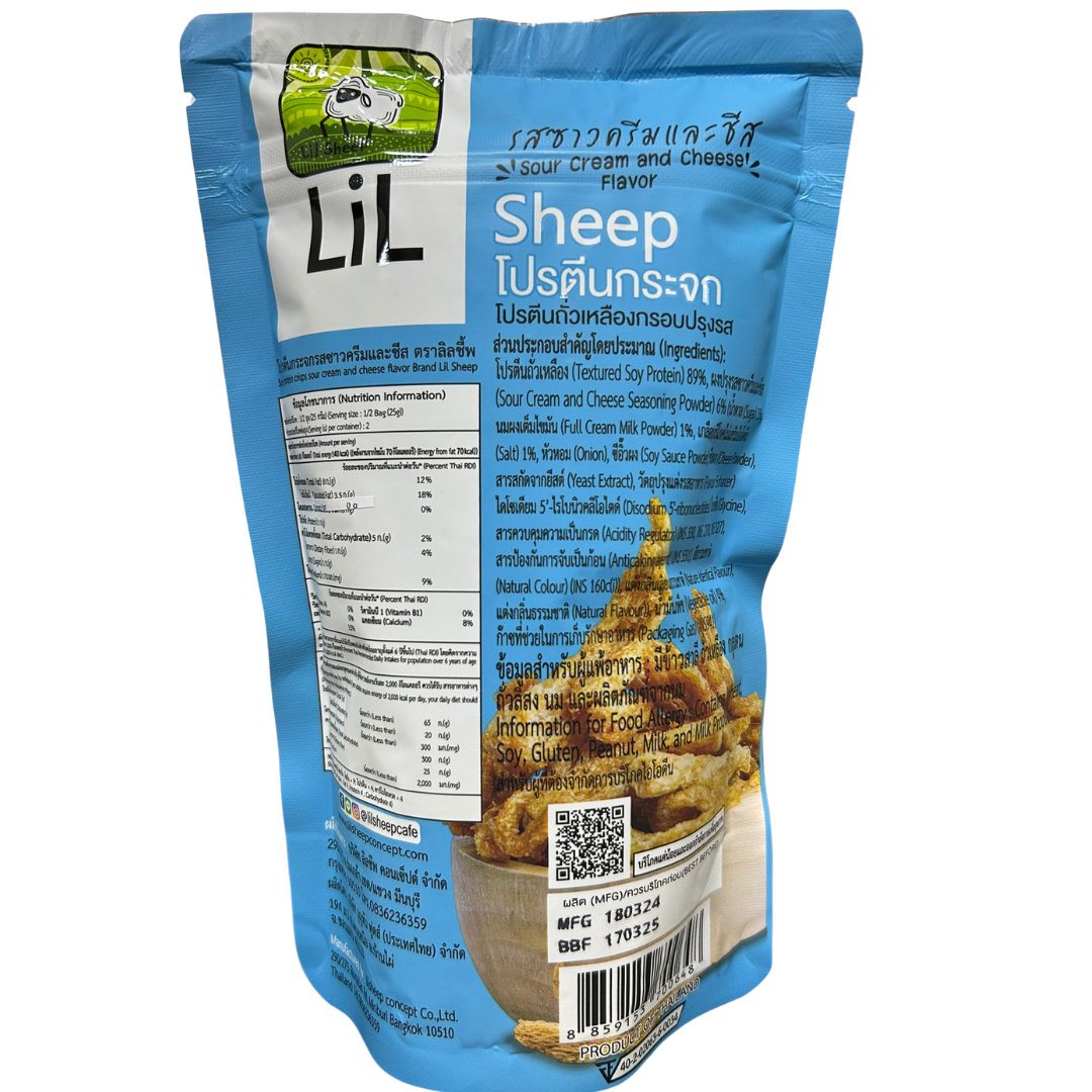 Lil Sheep 大豆脆條忌廉芝士味 50g