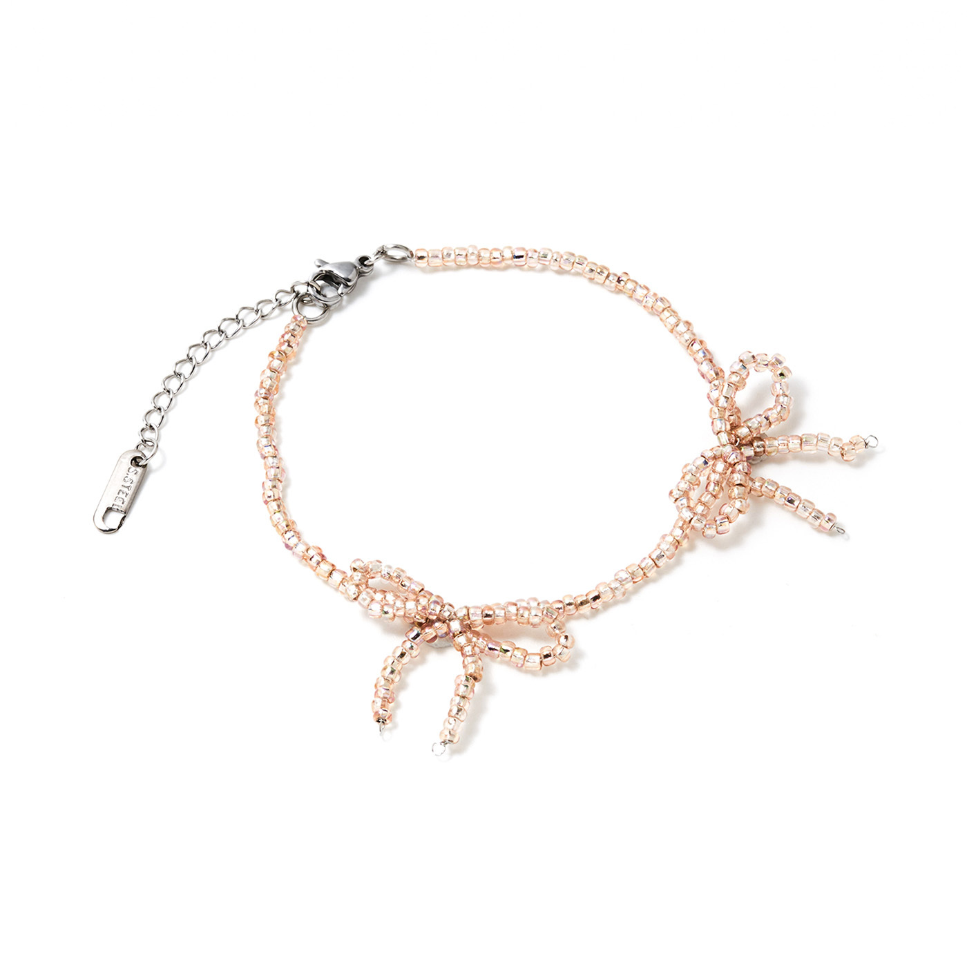 平價飾品,鋼飾,串珠,蝴蝶結,手鍊