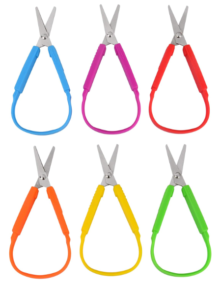 迷你環形剪刀( 一件裝 ) 顏色隨機發貨