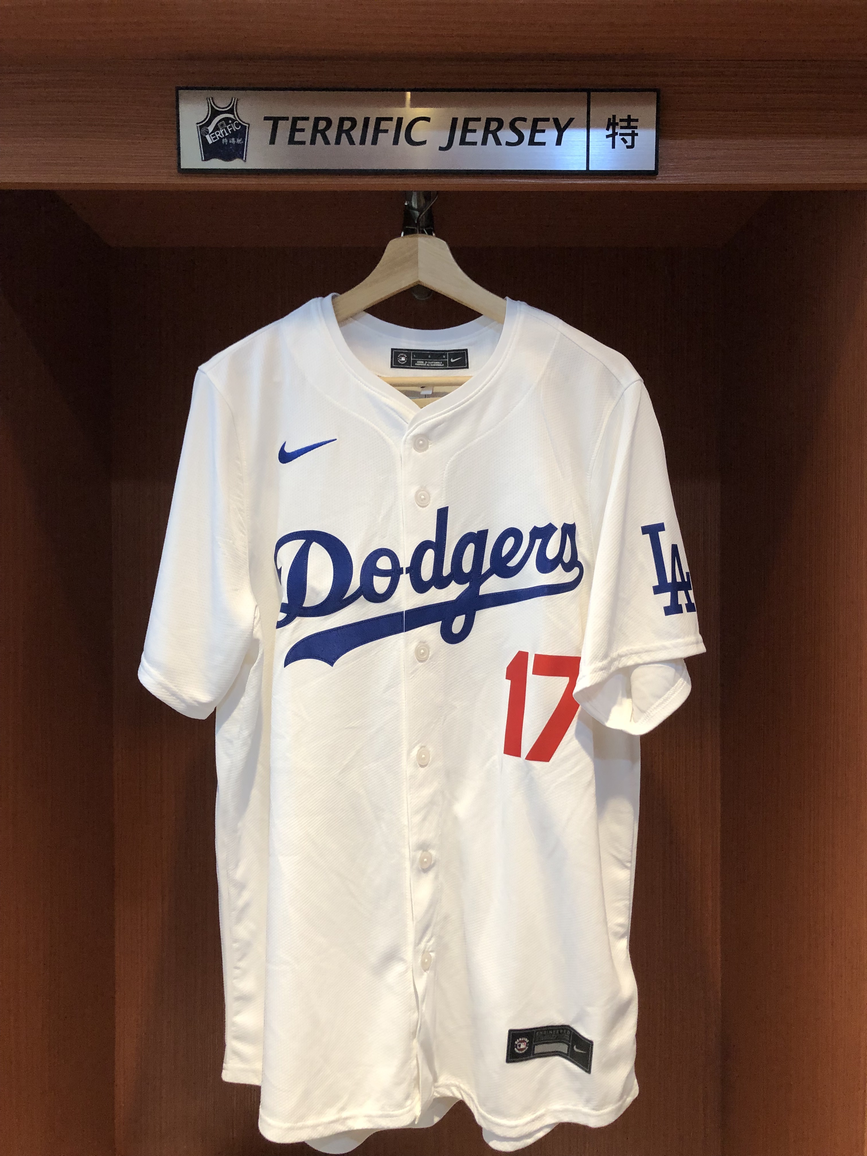 MLB球衣 Shohei Ohtani 洛杉磯道奇白 大谷翔平 Nike Limited Player Name Jersey 球迷版 熱轉印 全新