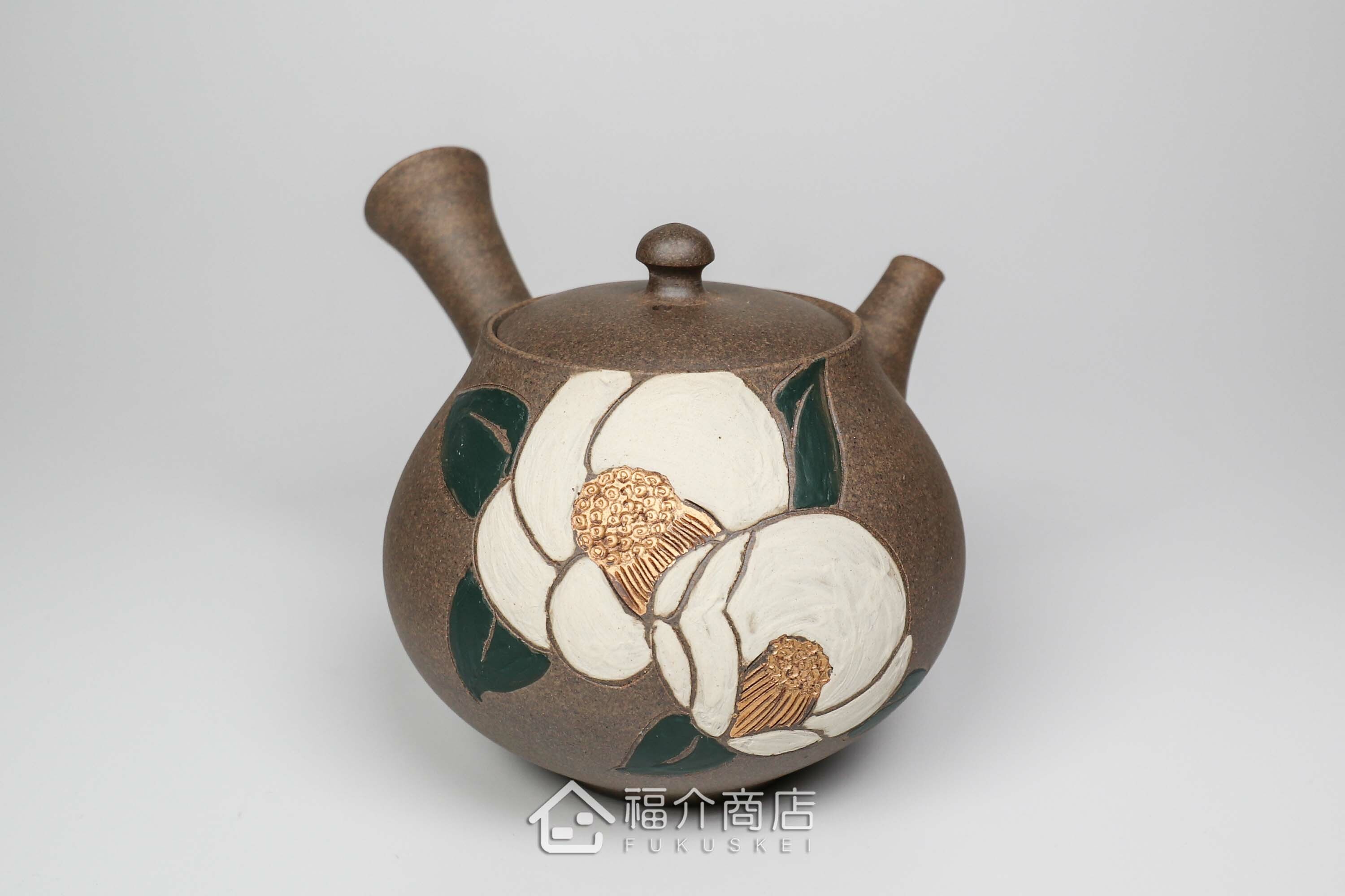 泡茶用的日本陶瓷茶壺