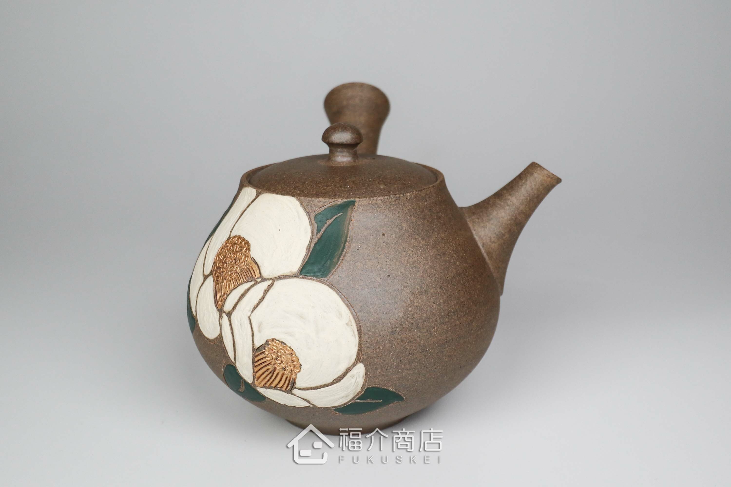 泡茶用的日本陶瓷茶壺