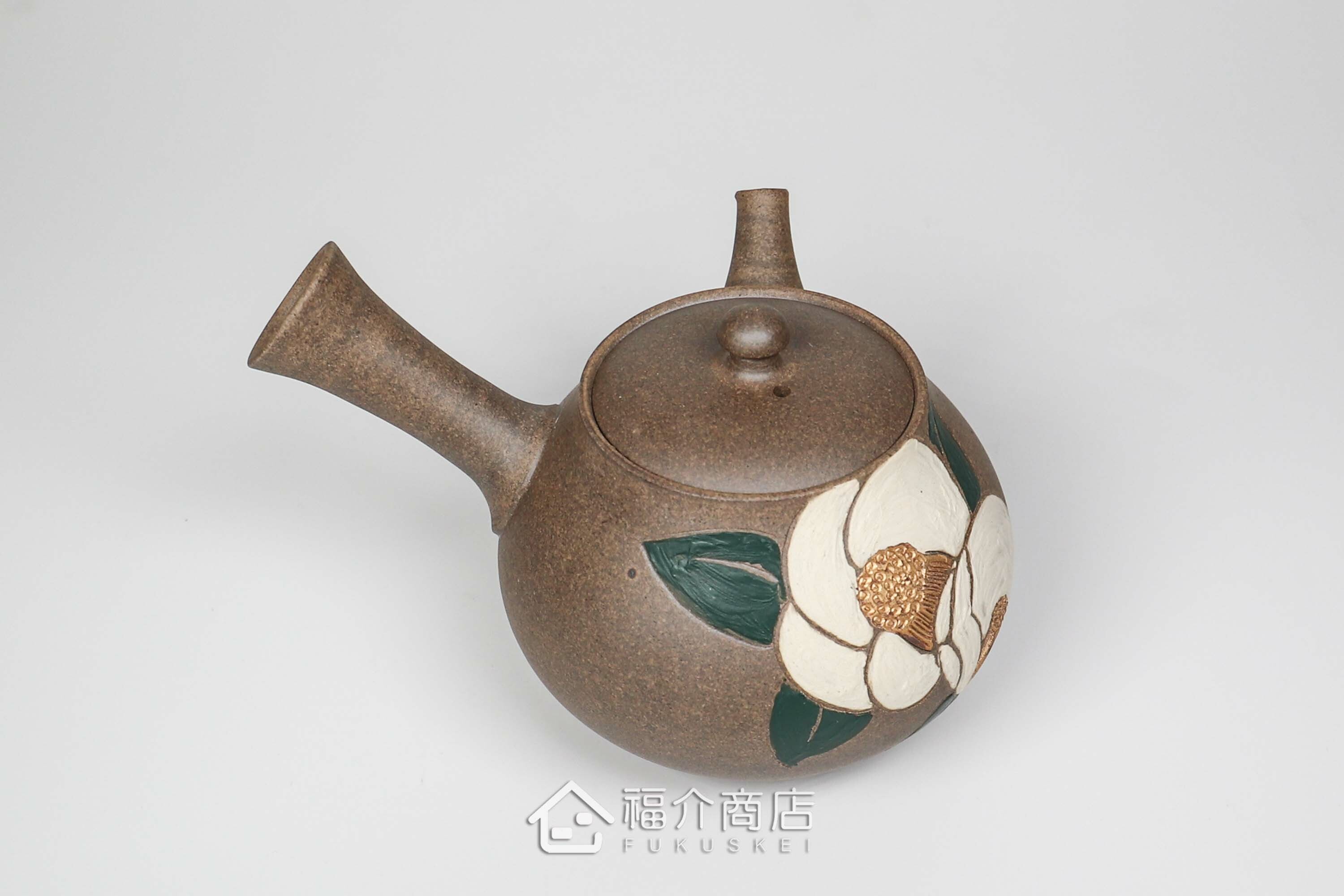 泡茶用的日本陶瓷茶壺