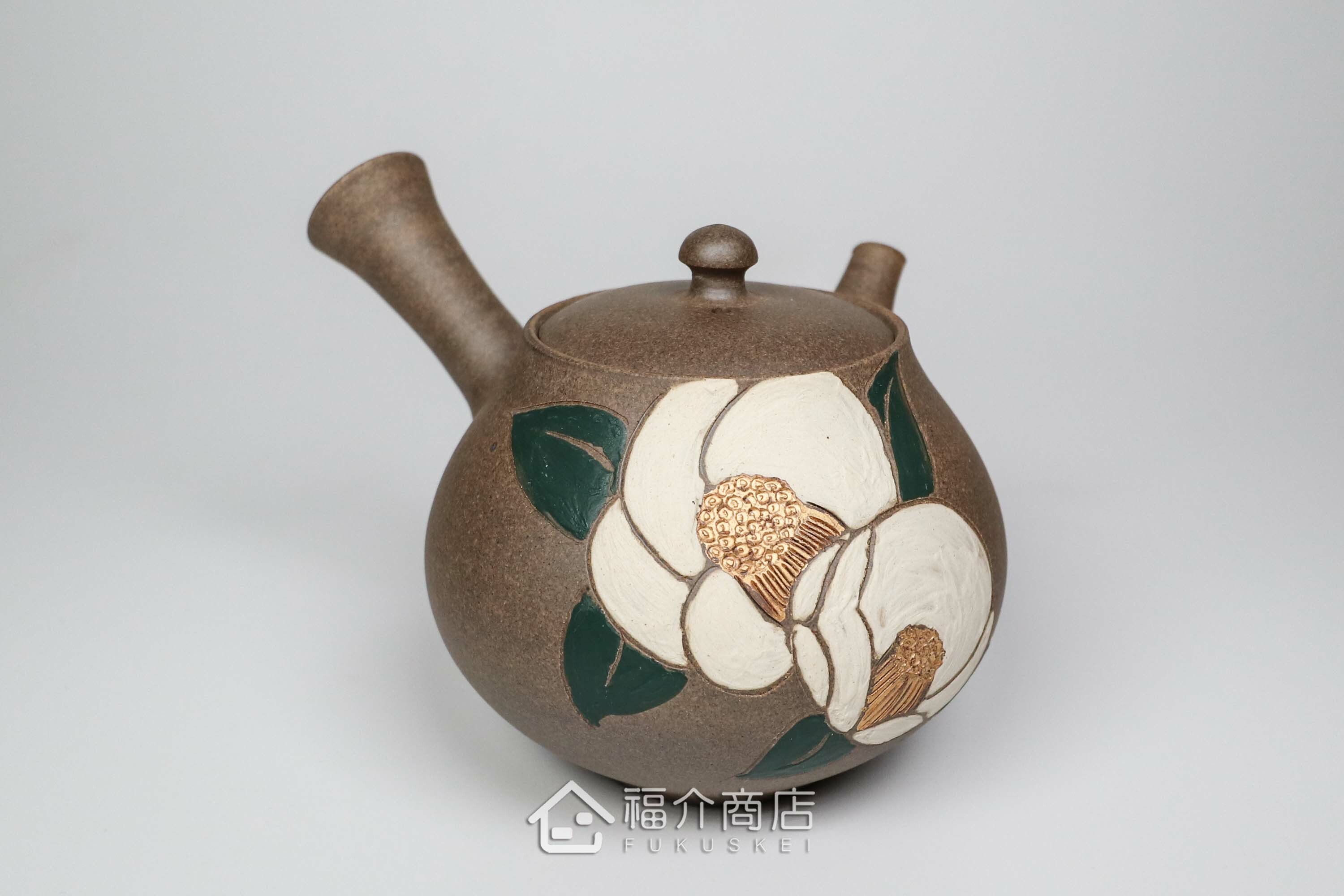 泡茶用的日本陶瓷茶壺