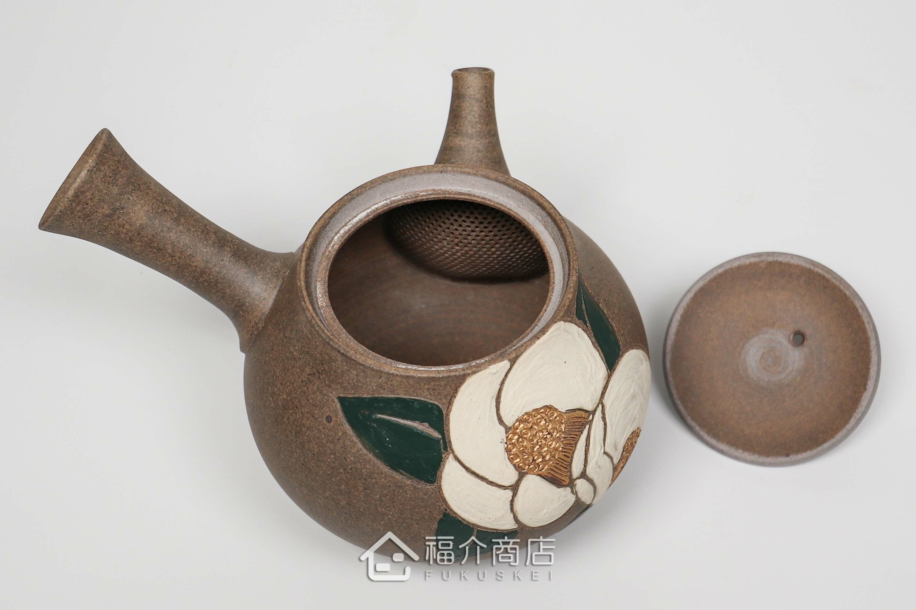 泡茶用的日本陶瓷茶壺