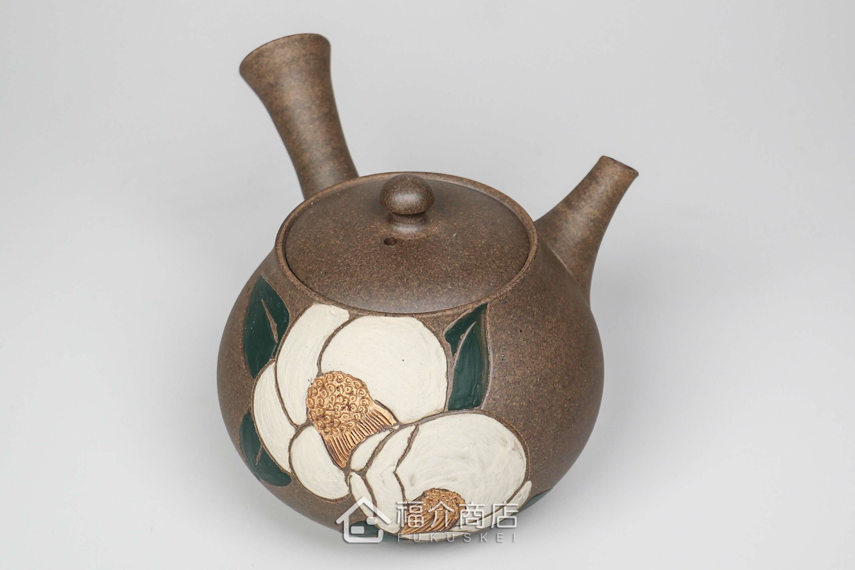 泡茶用的日本陶瓷茶壺