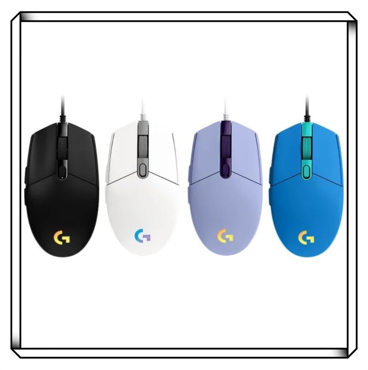 Logitech 羅技 G120 RGB 炫彩遊戲滑鼠