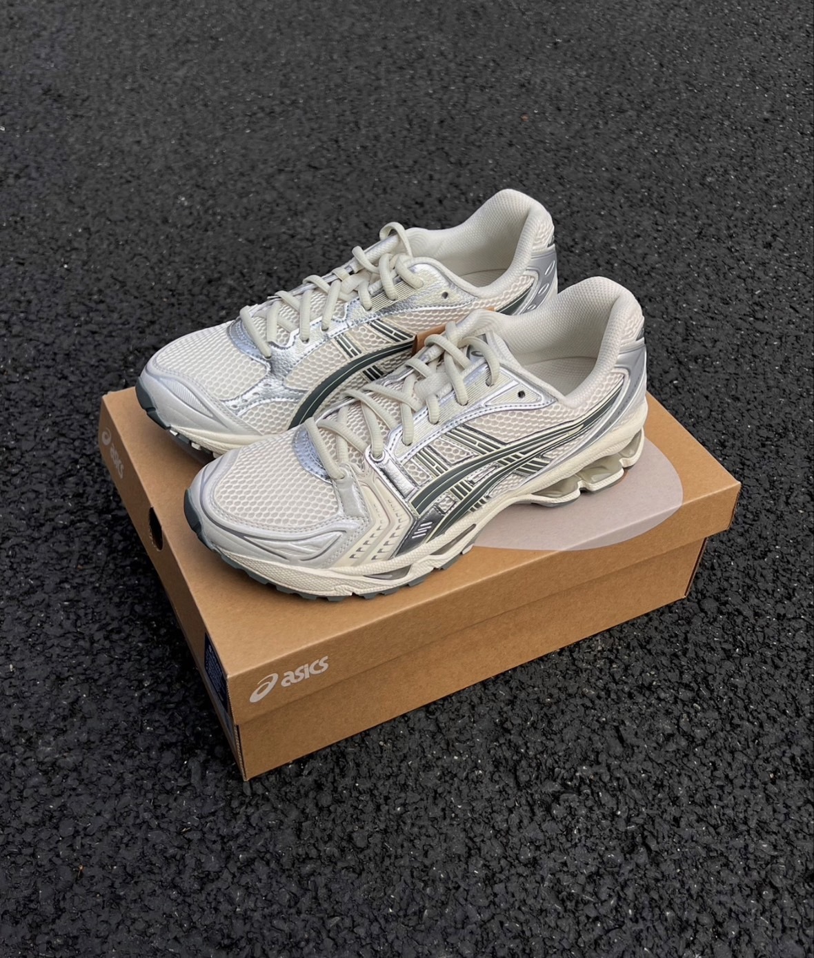 預購 ASICS GEL-KAYANO 14 JJJ平替款 復古 Y2K 灰綠 莫蘭迪灰 奶油白 銀色