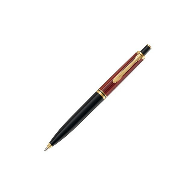 PELIKAN百利金 K400原子筆-黑紅色