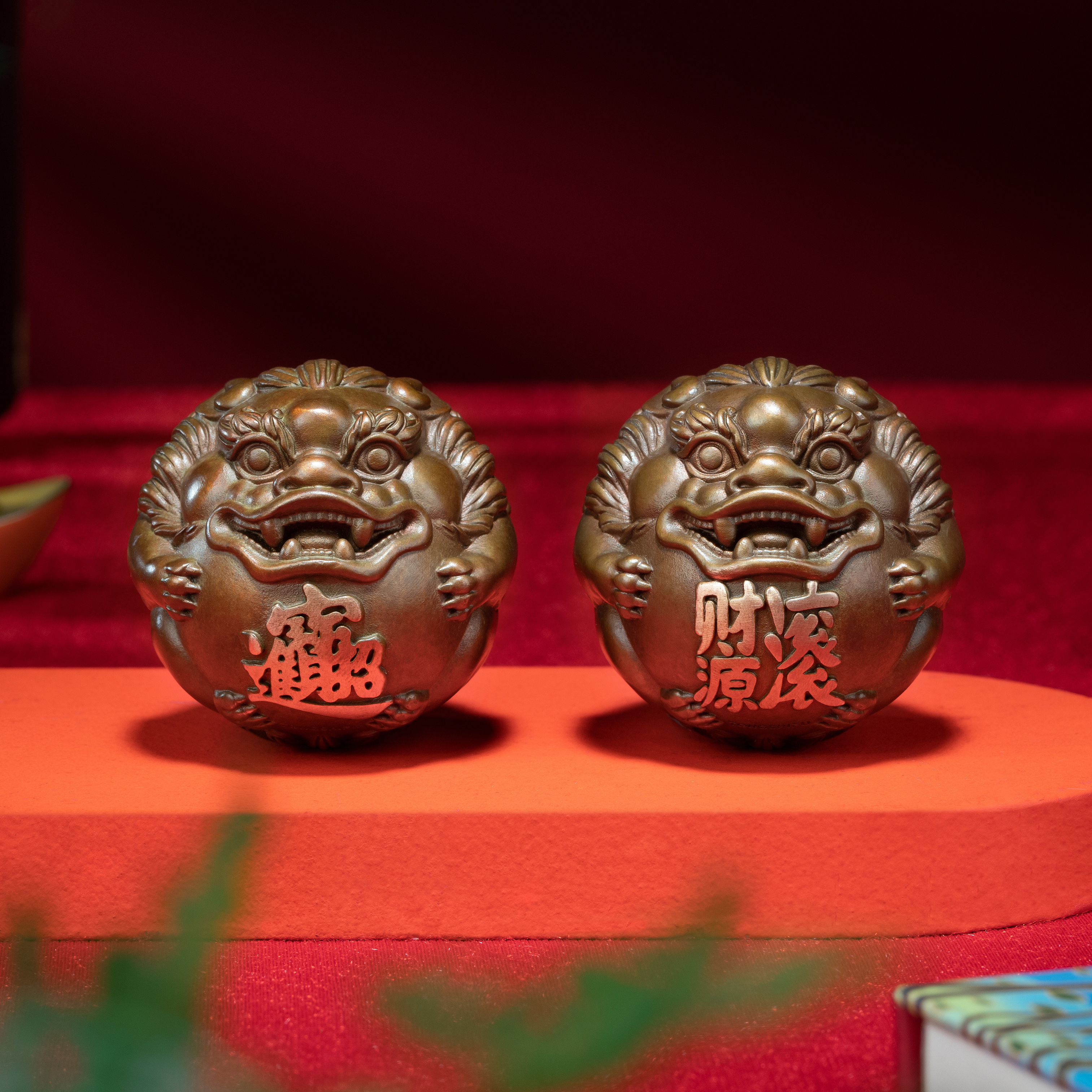 貔貅乾坤球(紫銅)