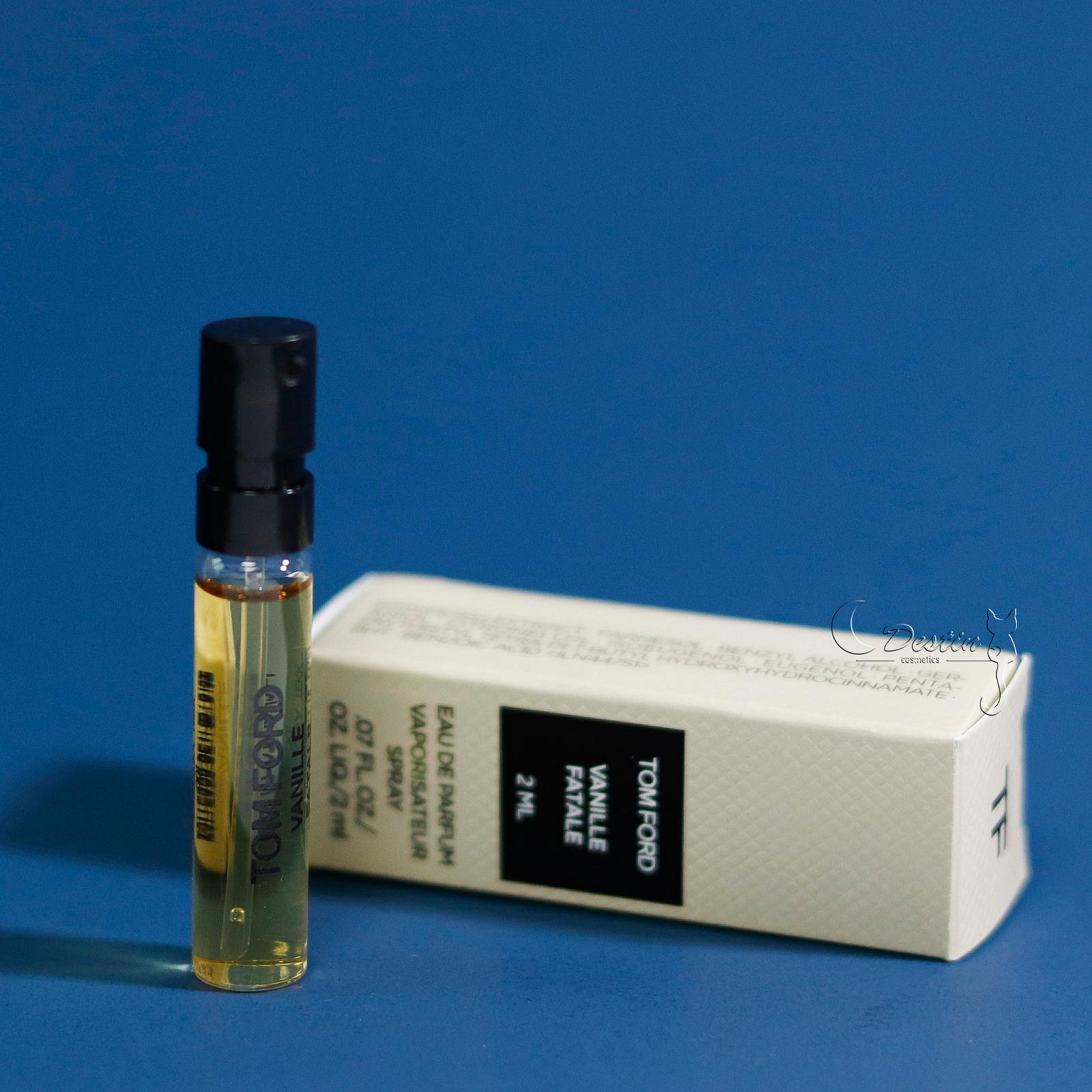 Tom Ford 引誘香草Vanille Fatale 中性淡香精2mL 可噴式試管香水附盒裝
