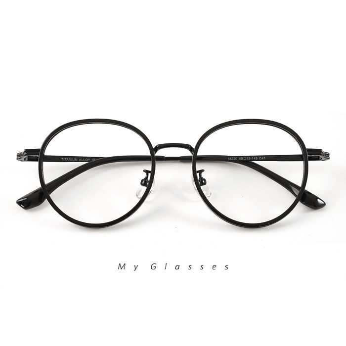 C394鈦金屬圈框眼鏡