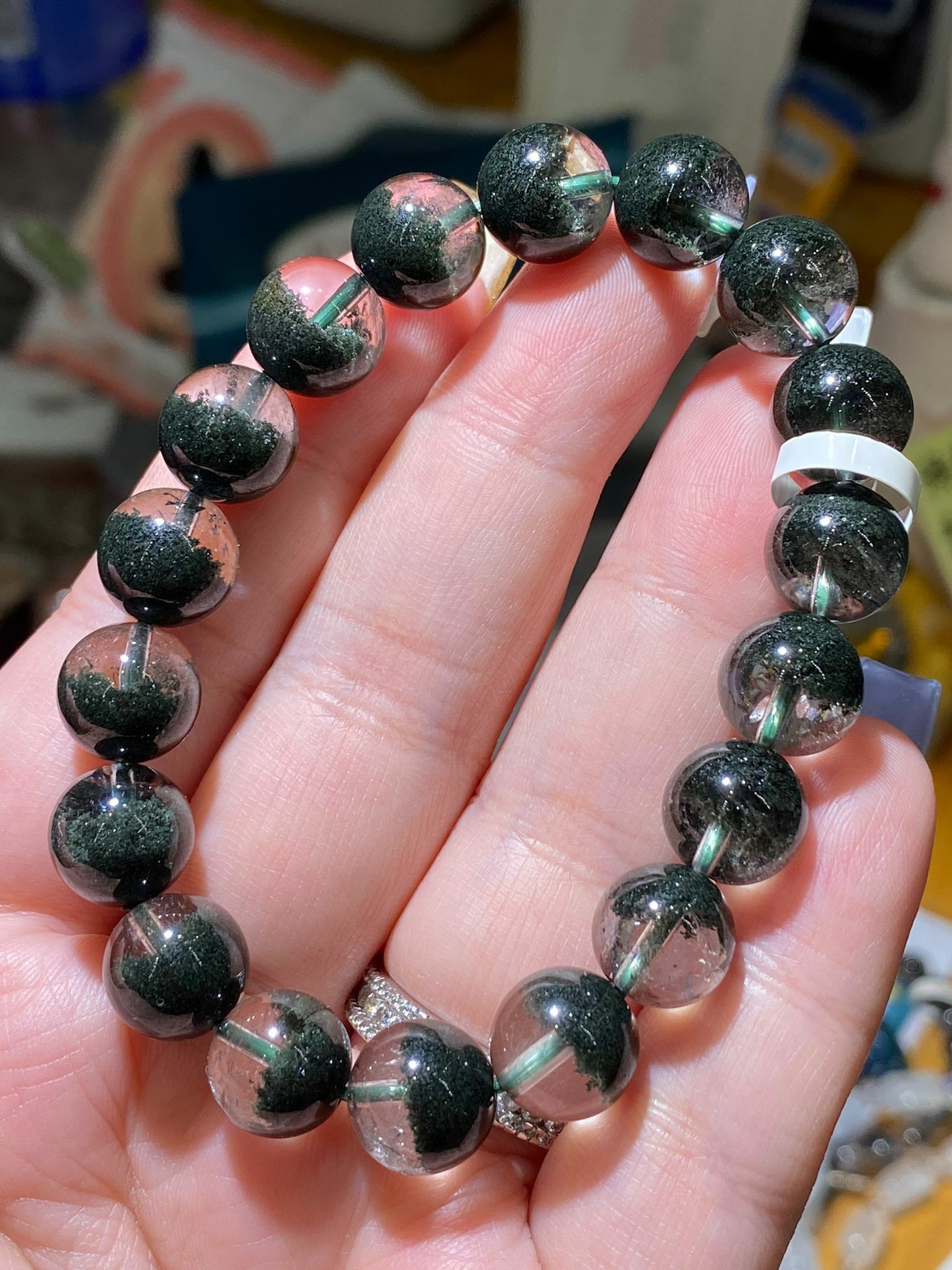 10.5-10.8MM高質墨綠綠幽靈聚寶盆(沒紅皮)