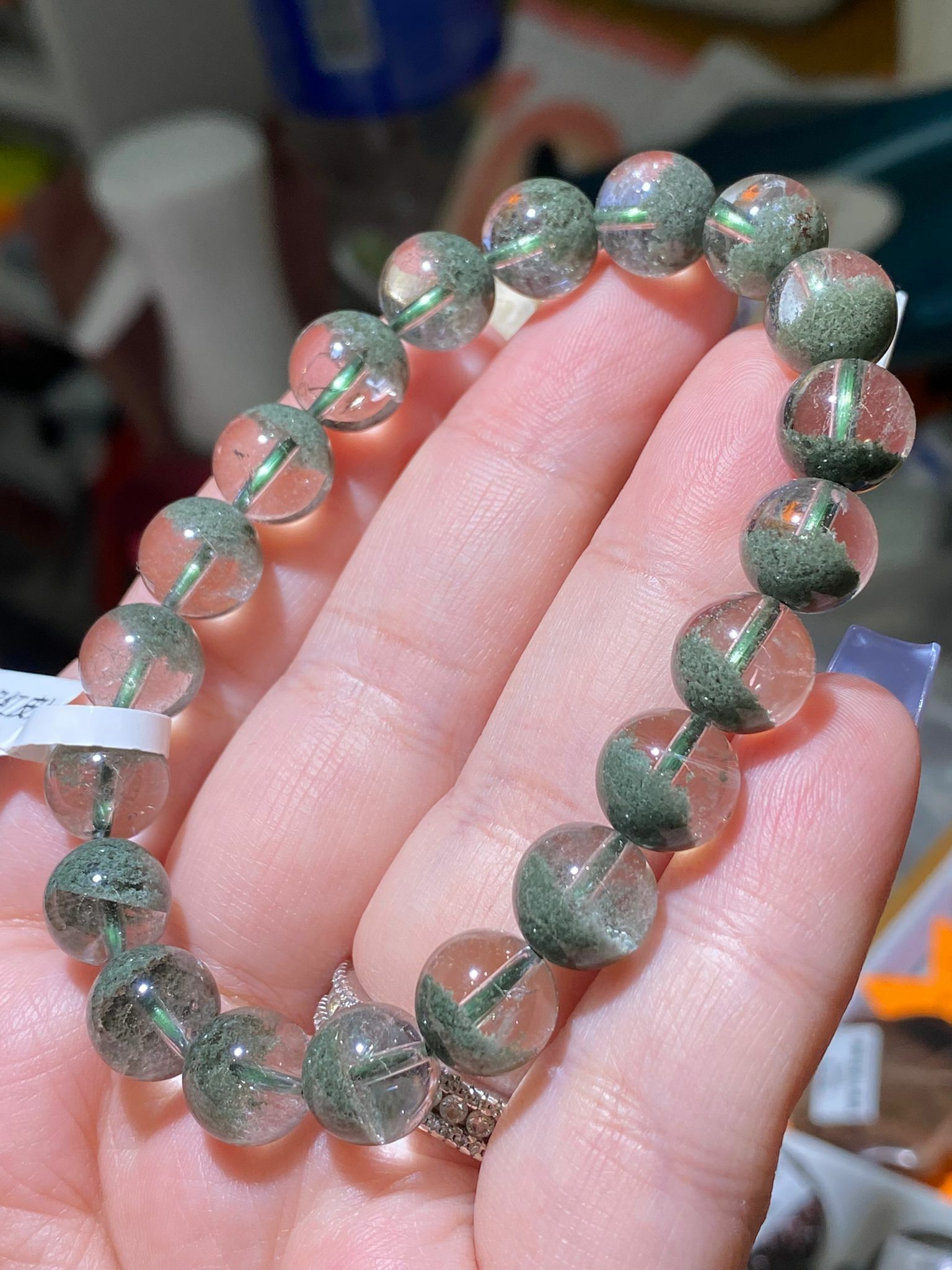 9.5-9.9MM高質綠幽靈聚寶盆(沒紅皮)