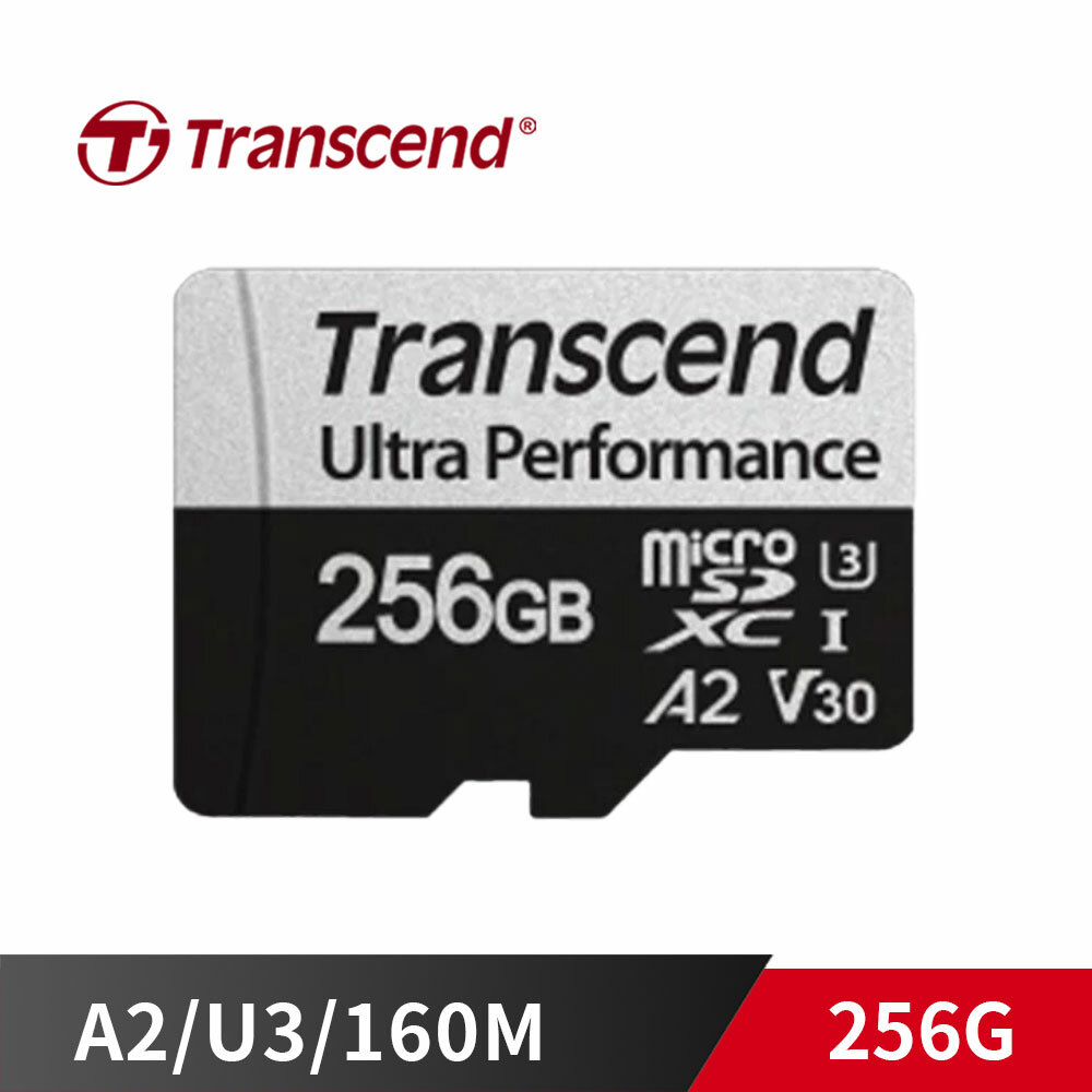 《限量》創見 USD340S 256G microSDXC U3 V30 A2 記憶卡 附轉卡 Switch 340S