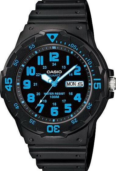 萬年鐘錶 - CASIO  卡西歐  潛水風格簡約休閒款男錶 MRW-200H-2BV 錶徑 : 44.6MM