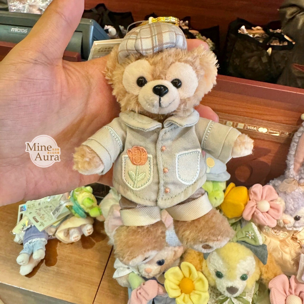 2024 春日 達菲 Duffy 與好友們系列 達菲 Duffy 鑰匙圈 吊飾 -上海迪士尼樂園