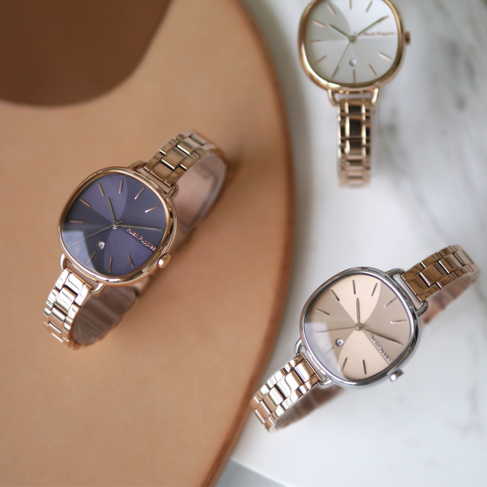 Signature 都會優雅波紋女錶 / 共4色