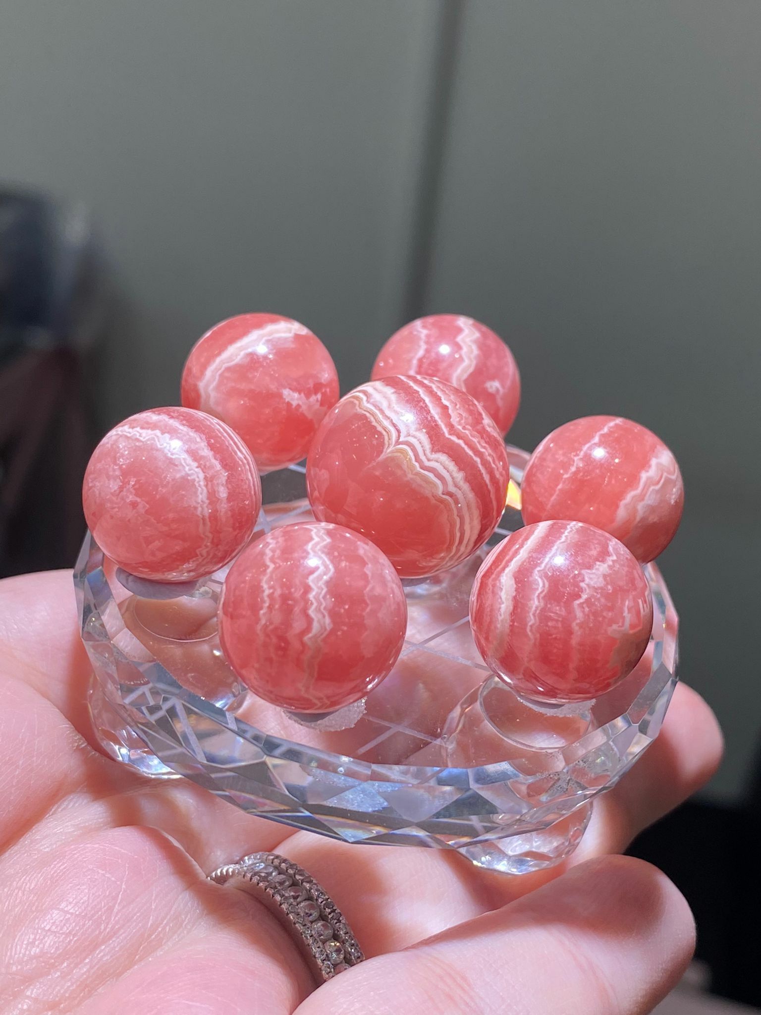 高質紅紋石七星陣