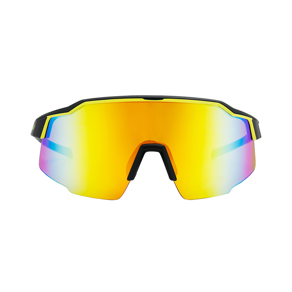 【ZIV】TB116 023#159 運動太陽眼鏡 (霧黑框/電黃多層鍍膜) IRON系列