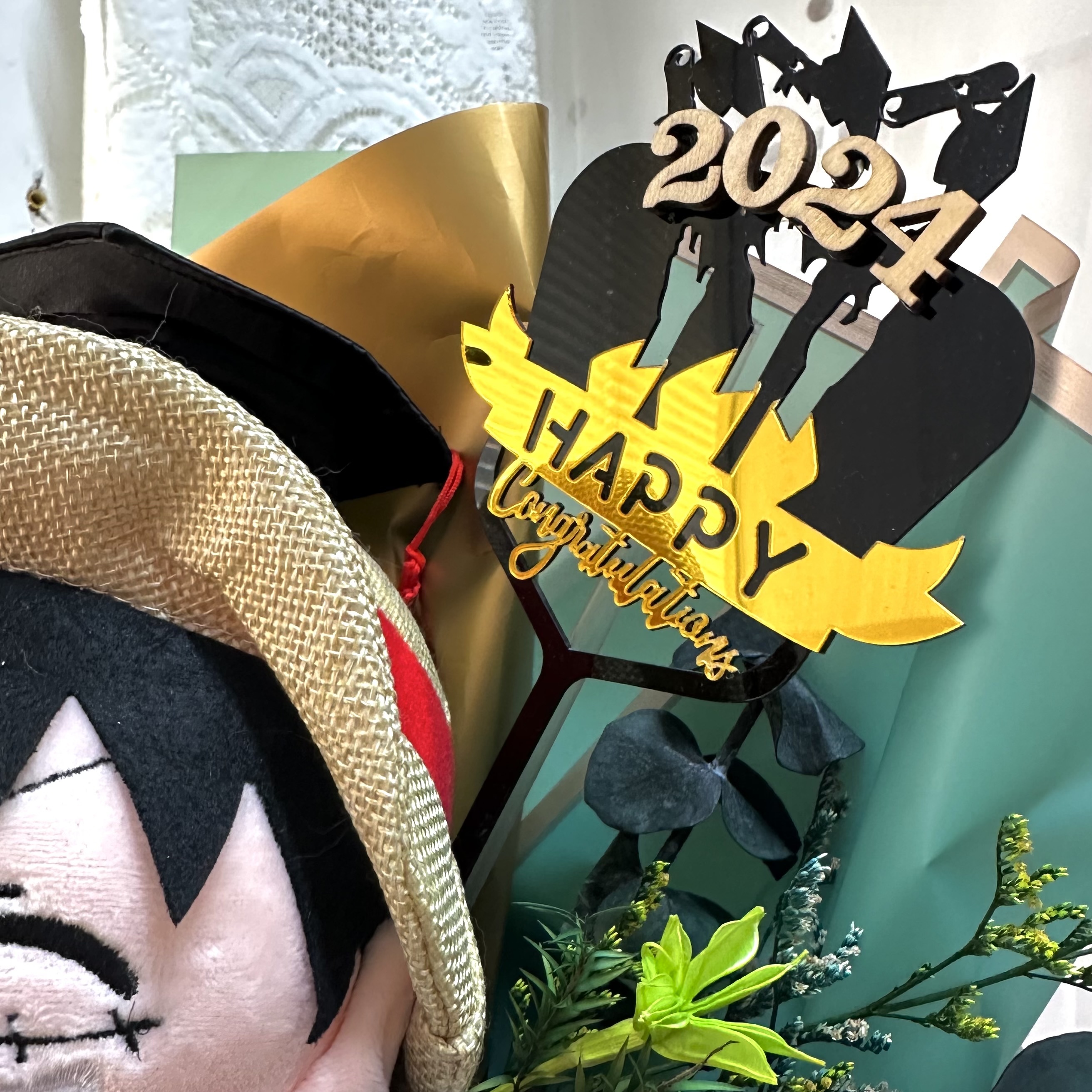 畢業花束 (GM09) *卡通公仔由客人提供