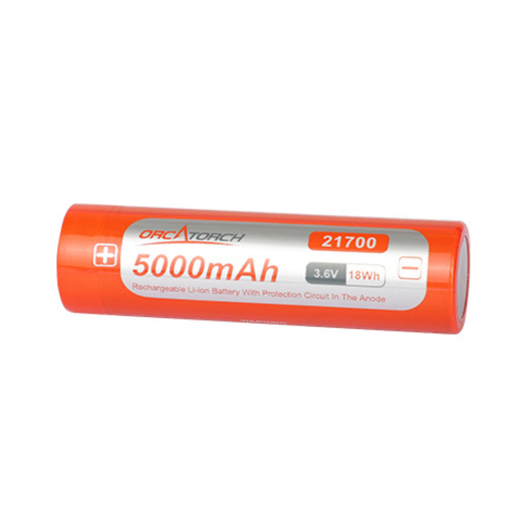 ※ORCATORCH 21700 USB鋰電池-5000mAh
