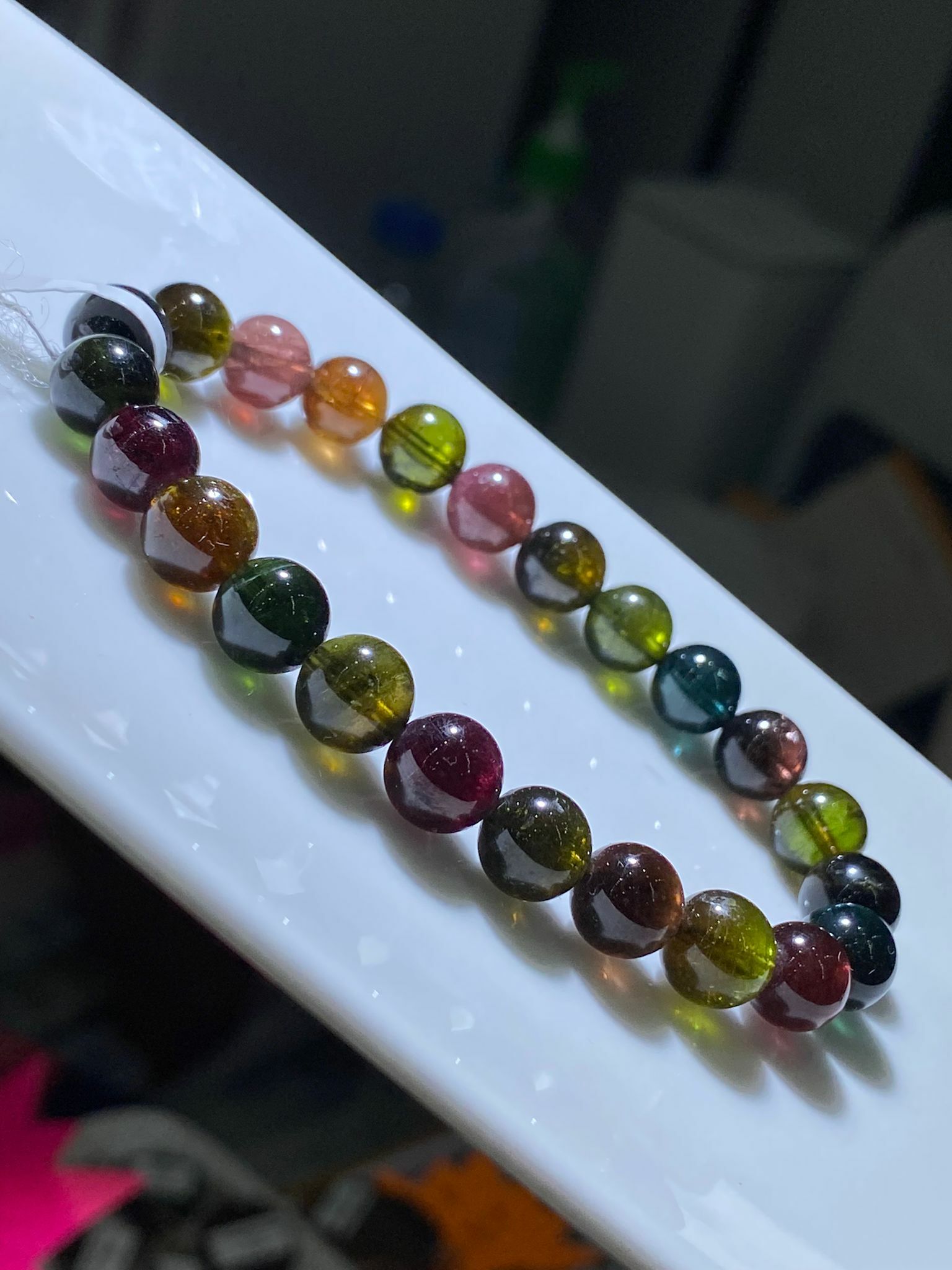 8-8.3mm黑玫瑰碧璽(D)