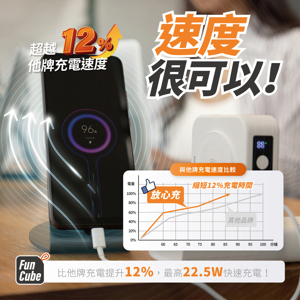 Taiwan PHILIPS FunCube 10-in-1 power bank with built-in cord
