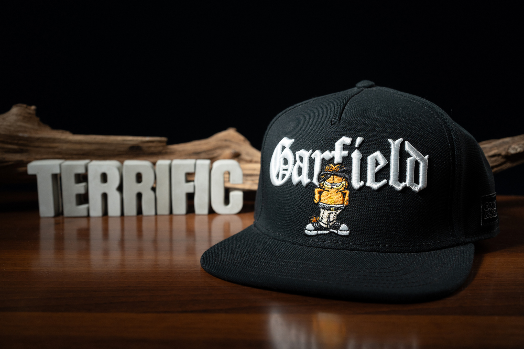 Comics帽子 Garfield 加菲貓 土豪金 項鍊 黑 棒球帽 Cayler & Sons 可調式 全新