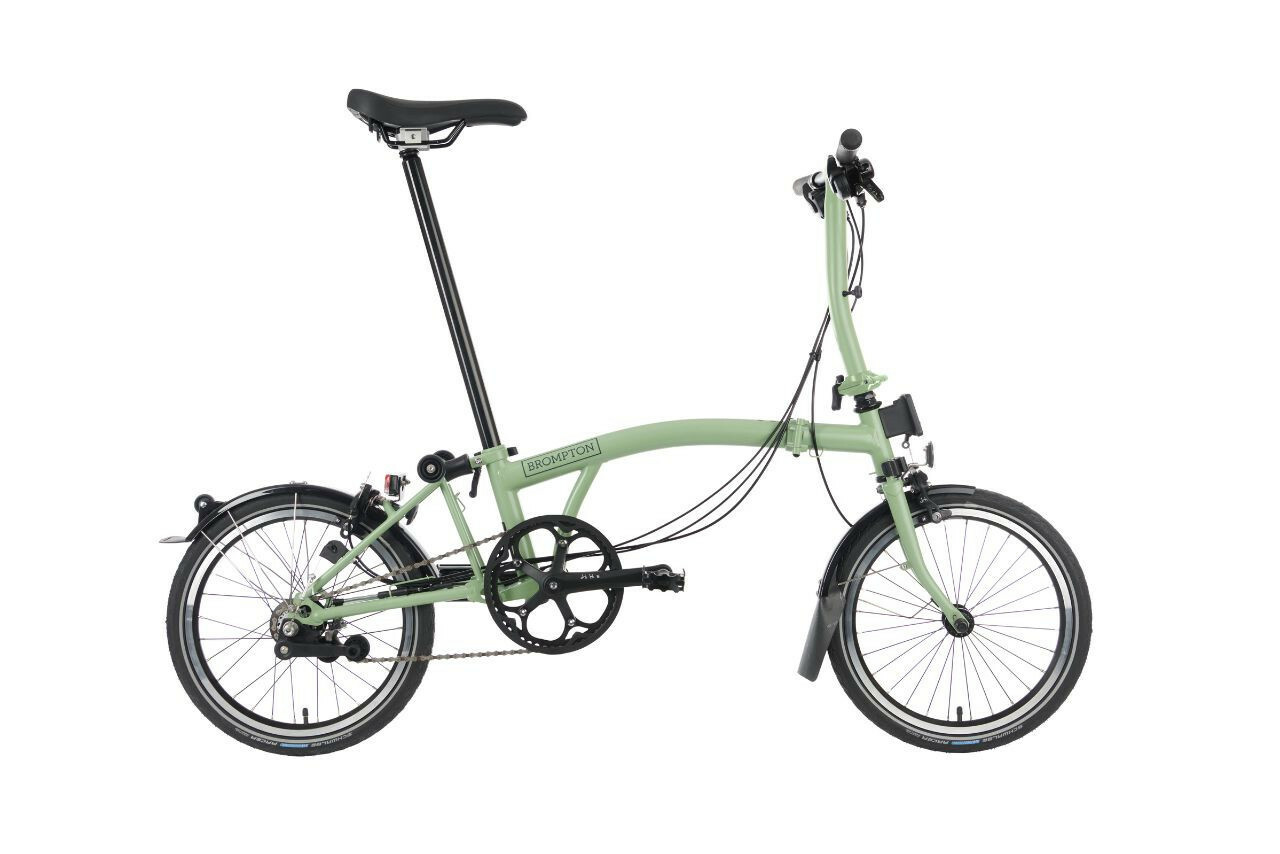現貨【Brompton】小布折疊車 / Matcha 黑化抹茶綠 C Line 2速