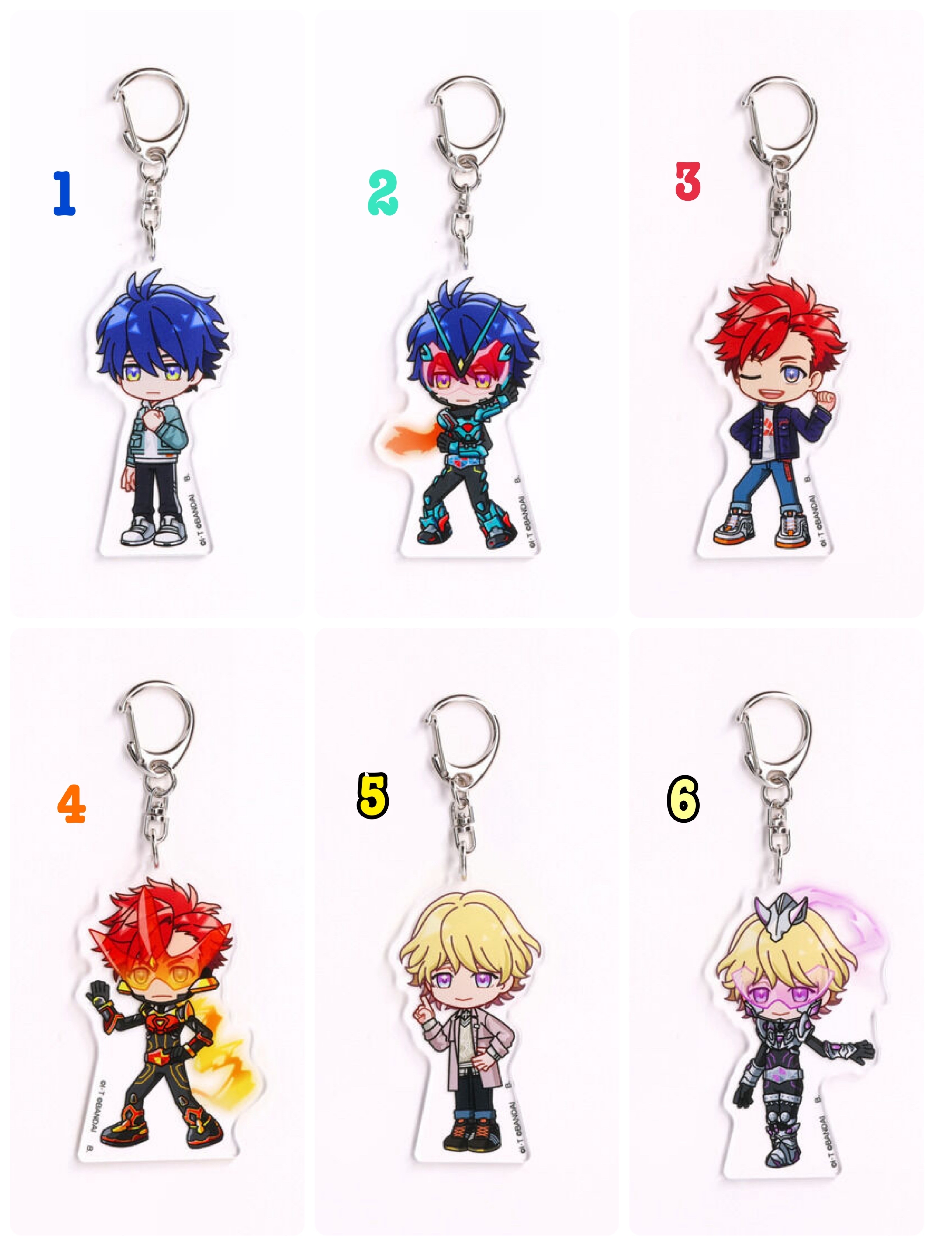 Pbandai 預訂 2024/5月 ライドカメンズ　デフォルメアクリルキーホルダー（全34種）