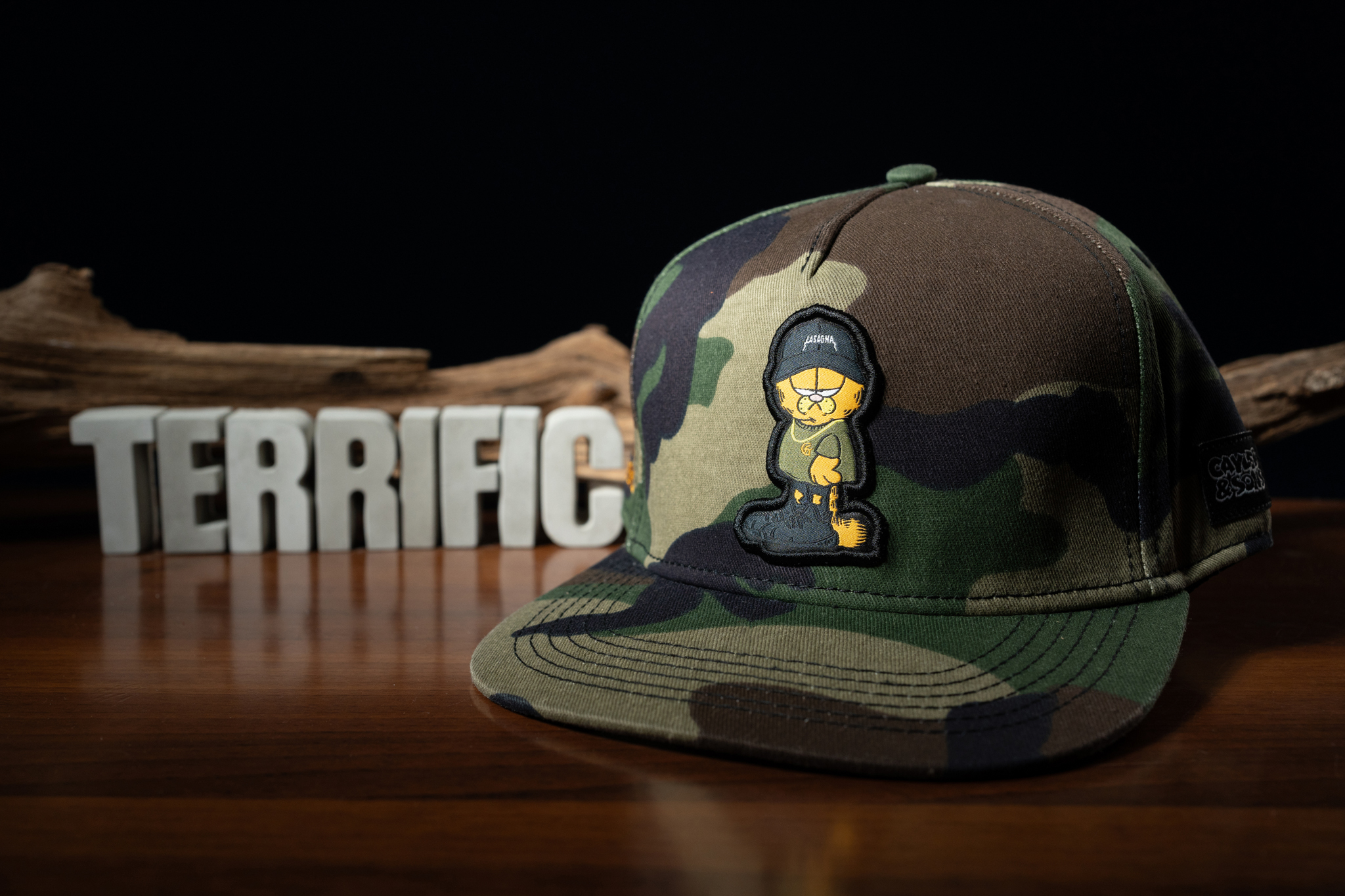 Comics帽子 Garfield 加菲貓 土豪金 項鍊 迷彩 棒球帽 Cayler & Sons 可調式 全新