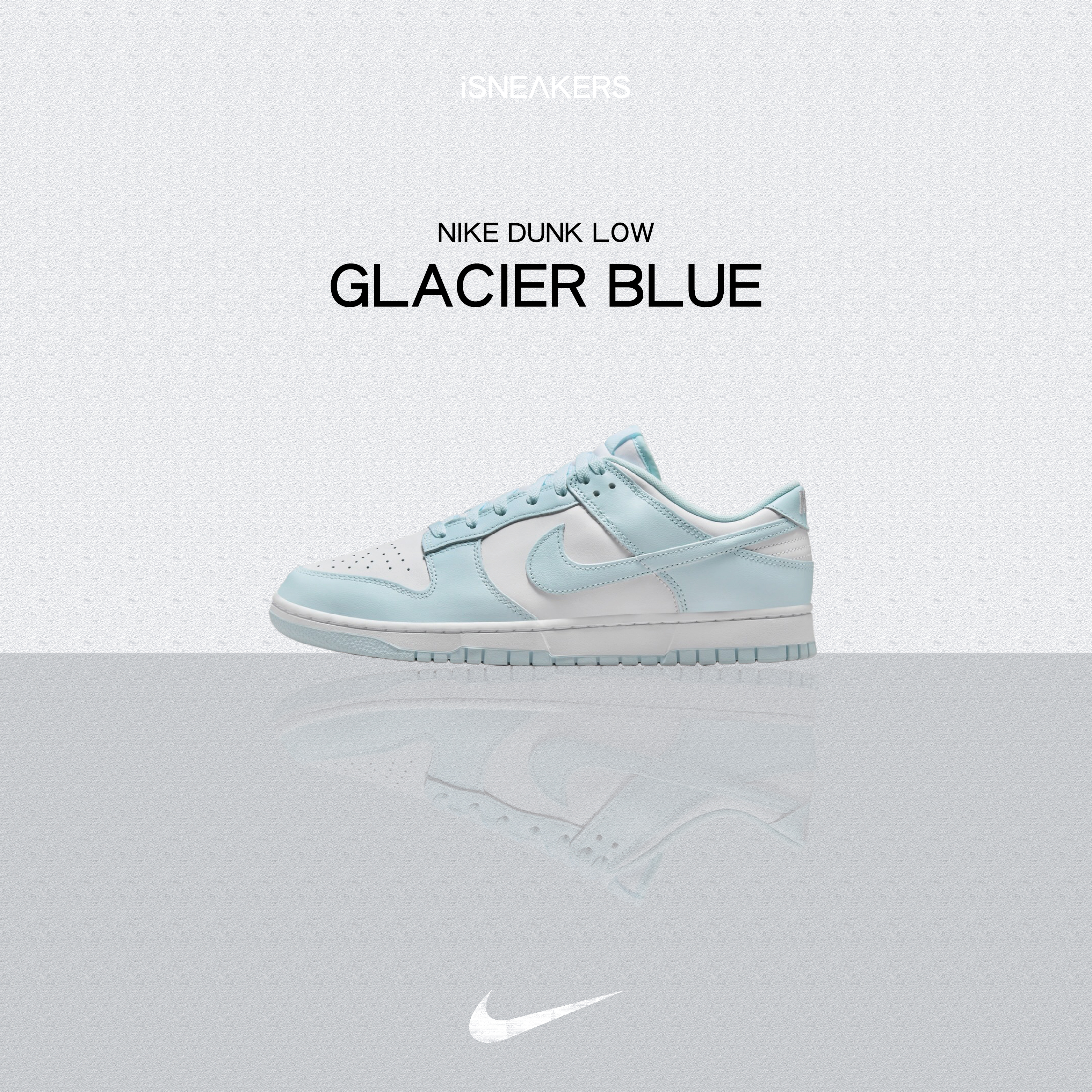 iSNEAKERS | Nike Dunk Low Retro "Glacier Blue" 冰川藍 DV0833-104