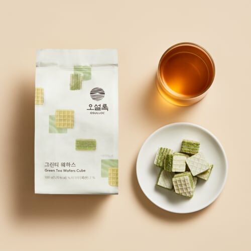 O'sulloc 人氣抹茶威化餅 100g