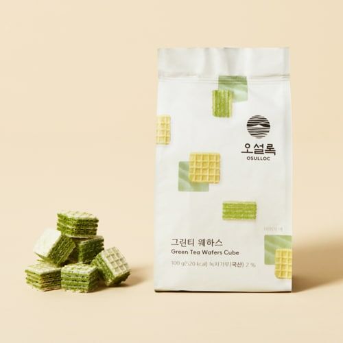 O'sulloc 人氣抹茶威化餅 100g