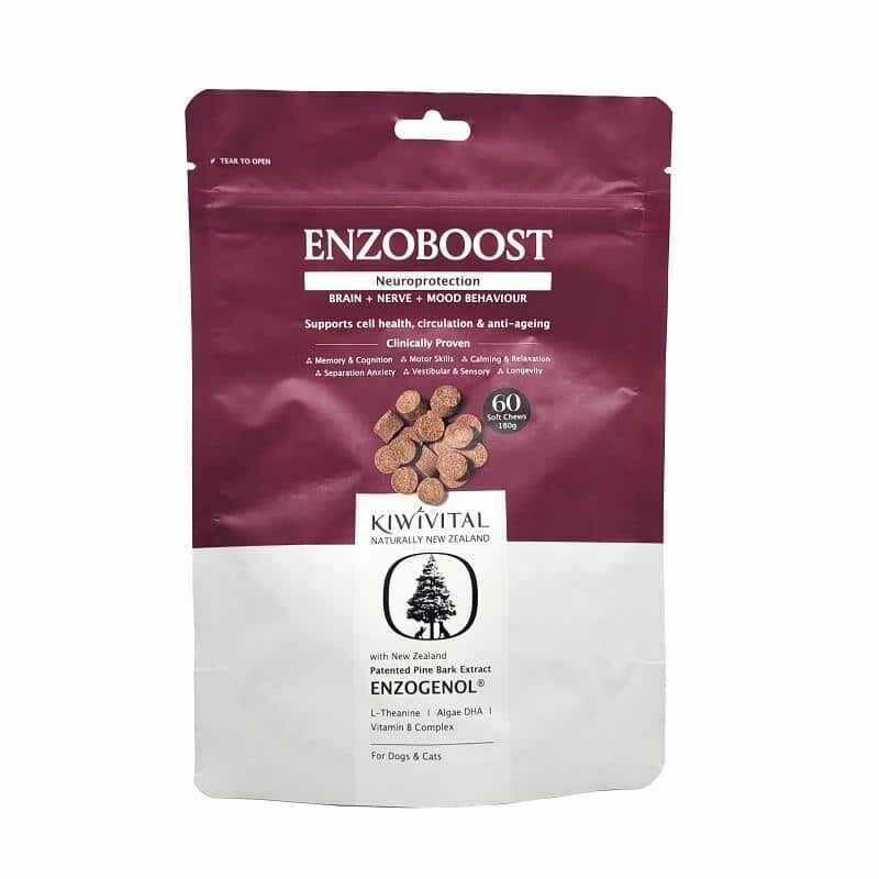 Kiwivital EnzoBoost 腦神經醫學級草療營養補充粒 60片 (180g)（Best Before 2026/03）