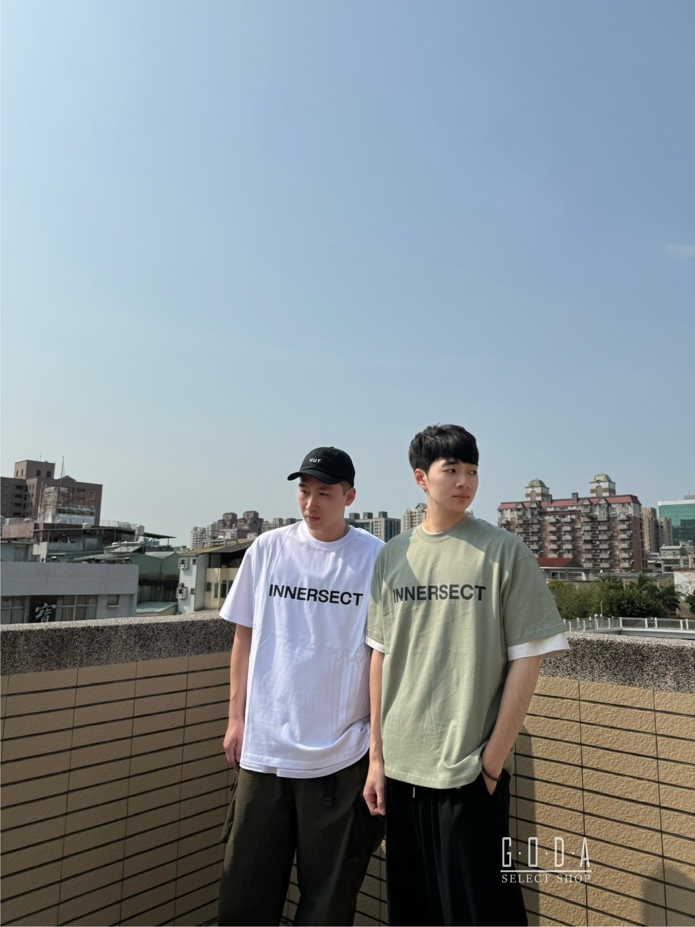 INNERSECT 三生萬物 字母印花 經典Logo短T 四色 INN23SSTTE02