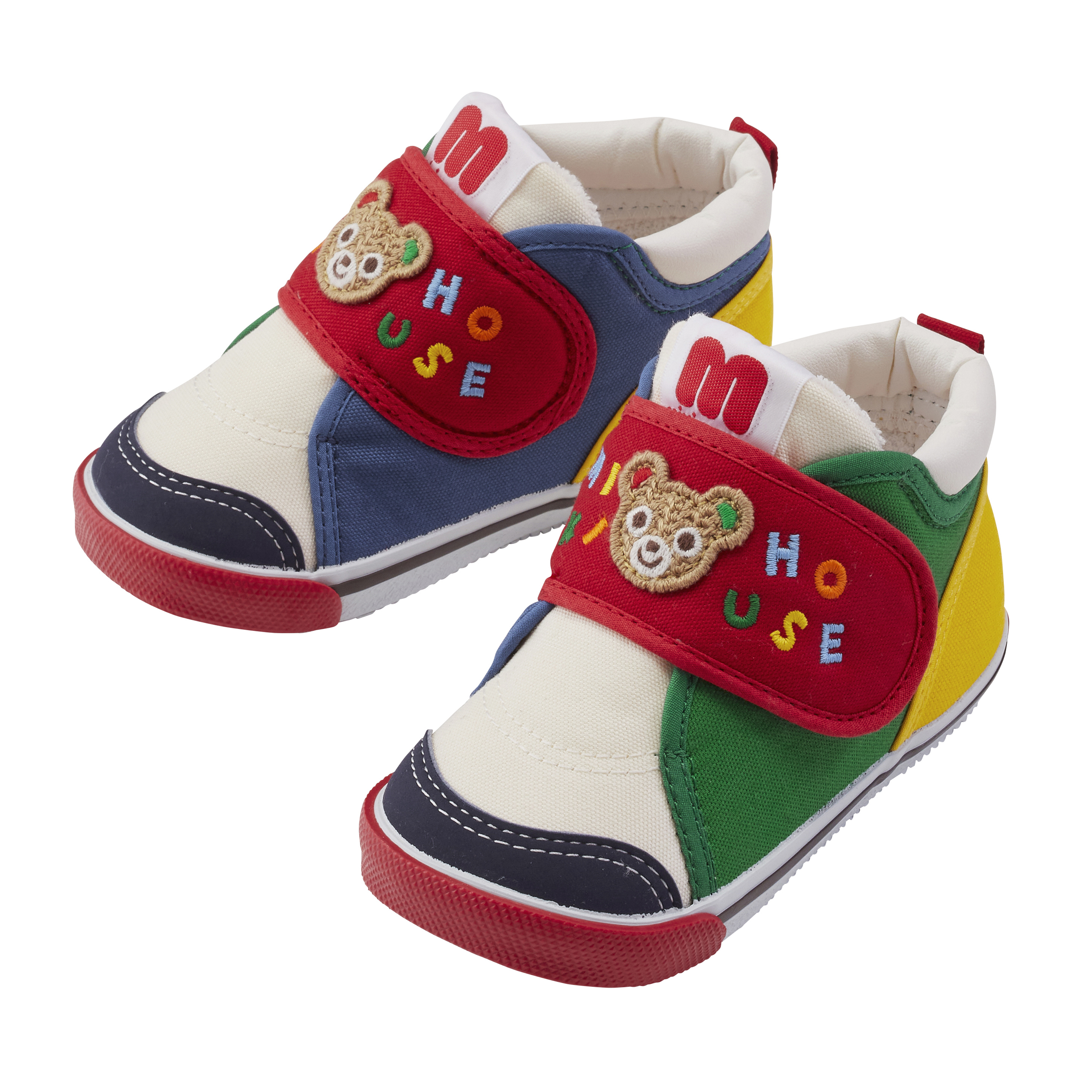 普奇熊刺繡二段鞋-多色