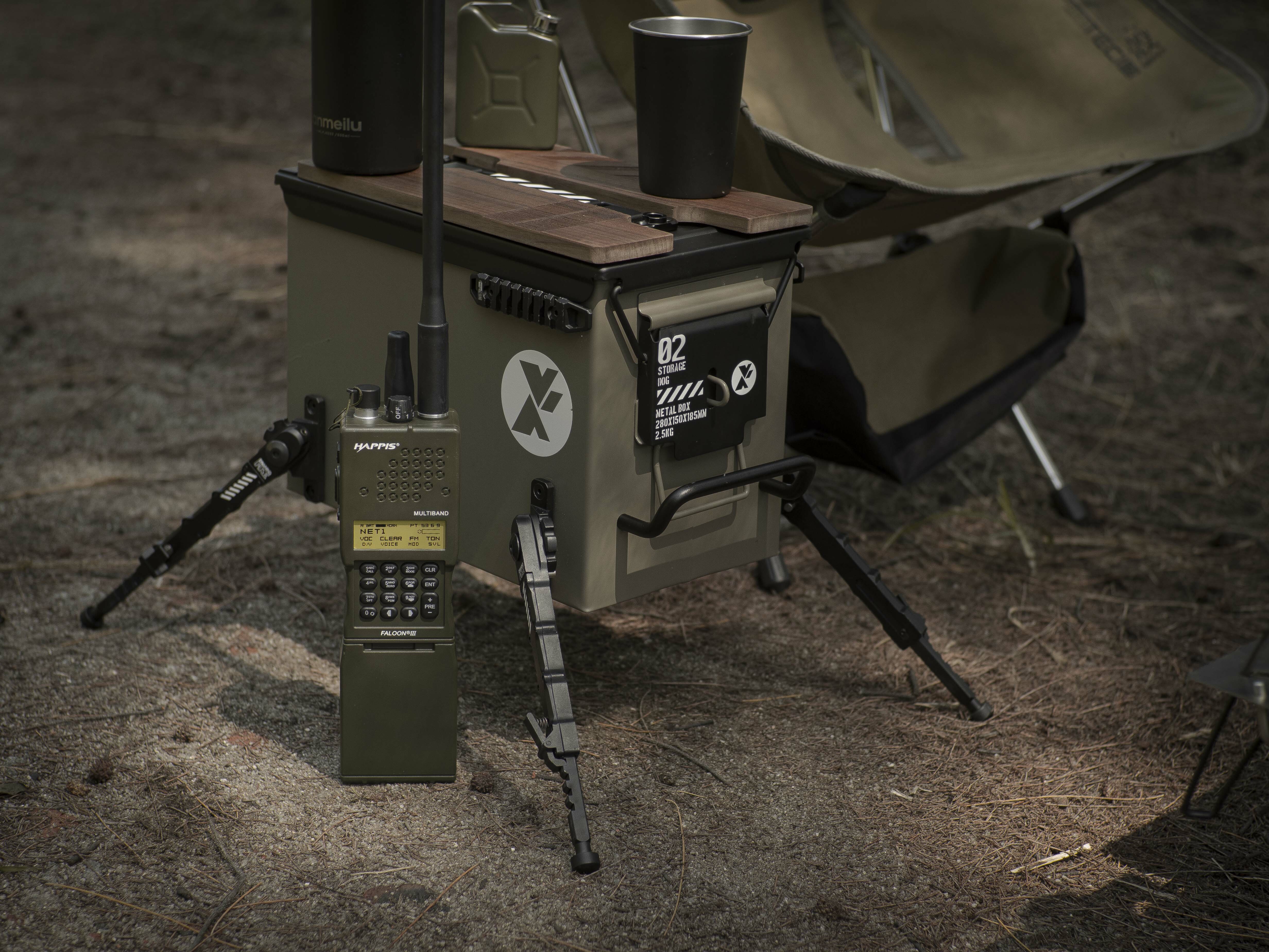 【Dawning Fire】小狗戰術露營箱 (五色)