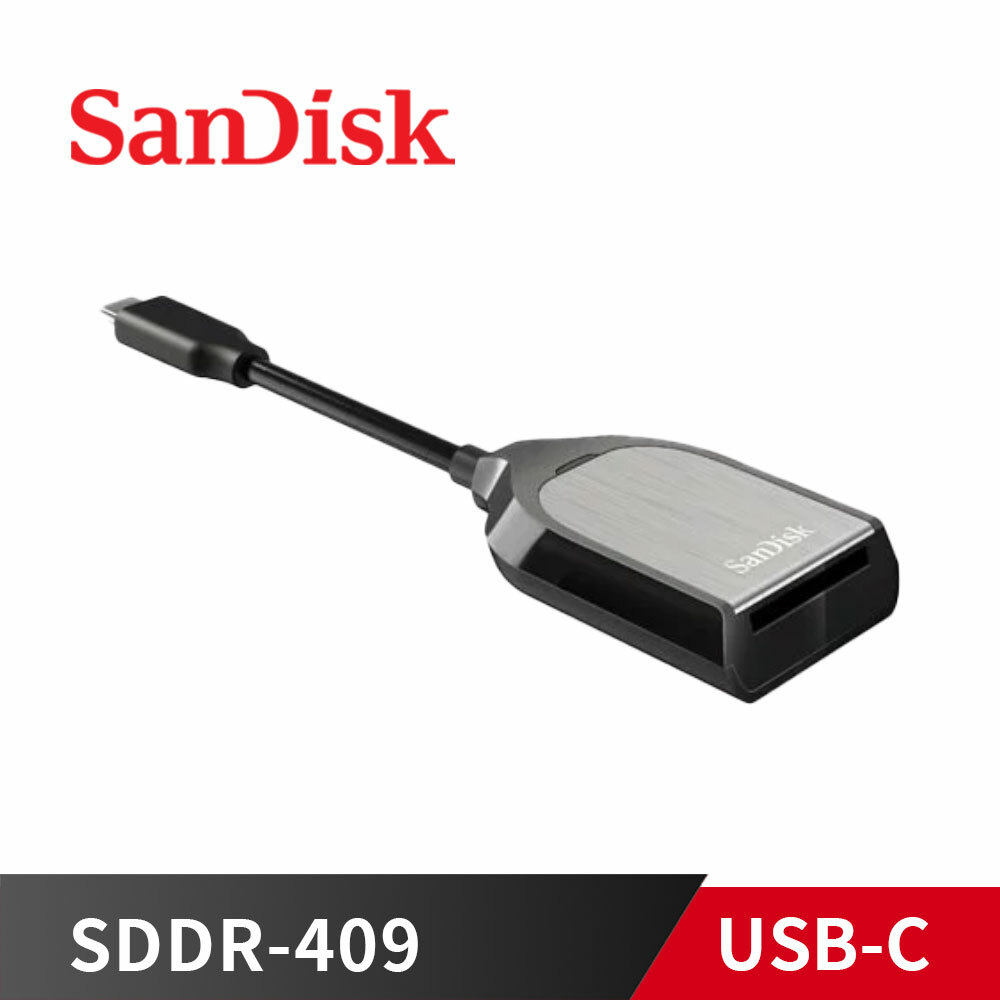 SanDisk 新帝 Extreme PRO SD UHS-II TYPE-C 高速 讀卡機 SDXC SDDR-409