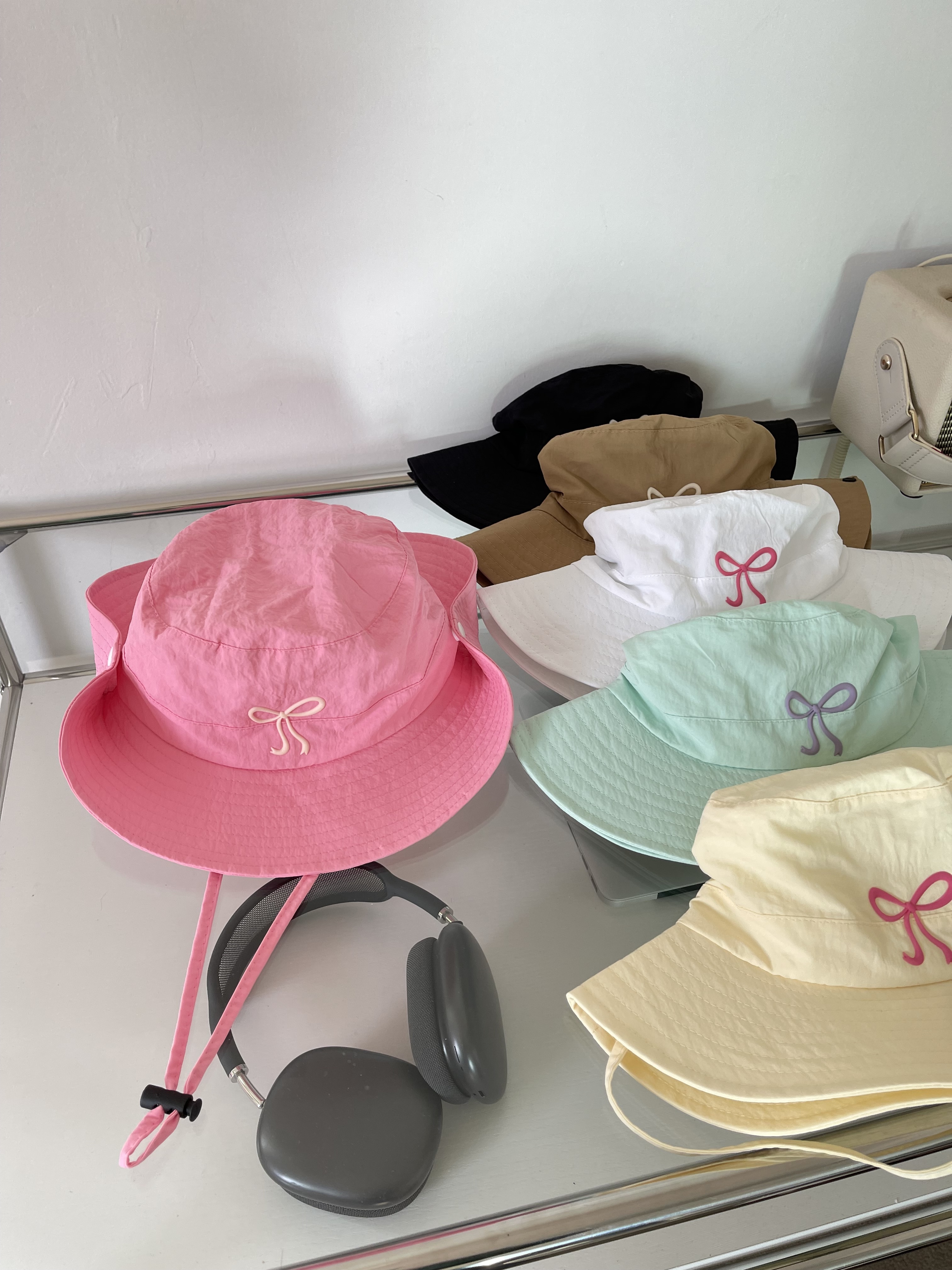 可愛蝴蝶結漁夫帽