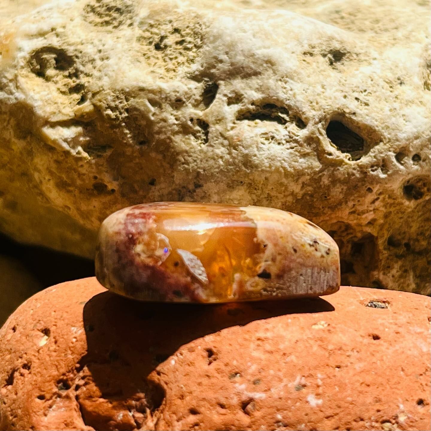 [原石] 墨西哥火蛋白石