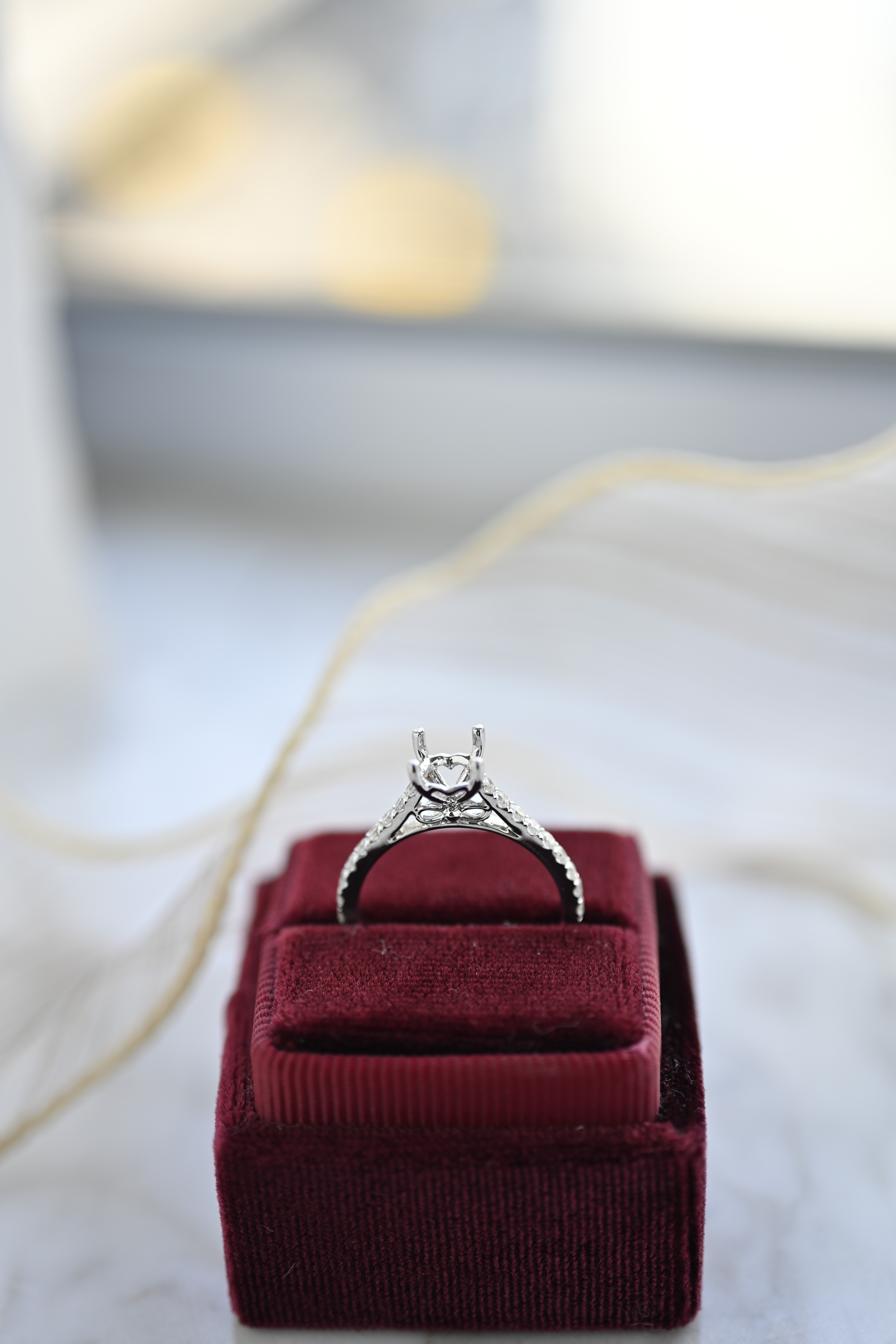 18K 1ct Diamond Ring Setting