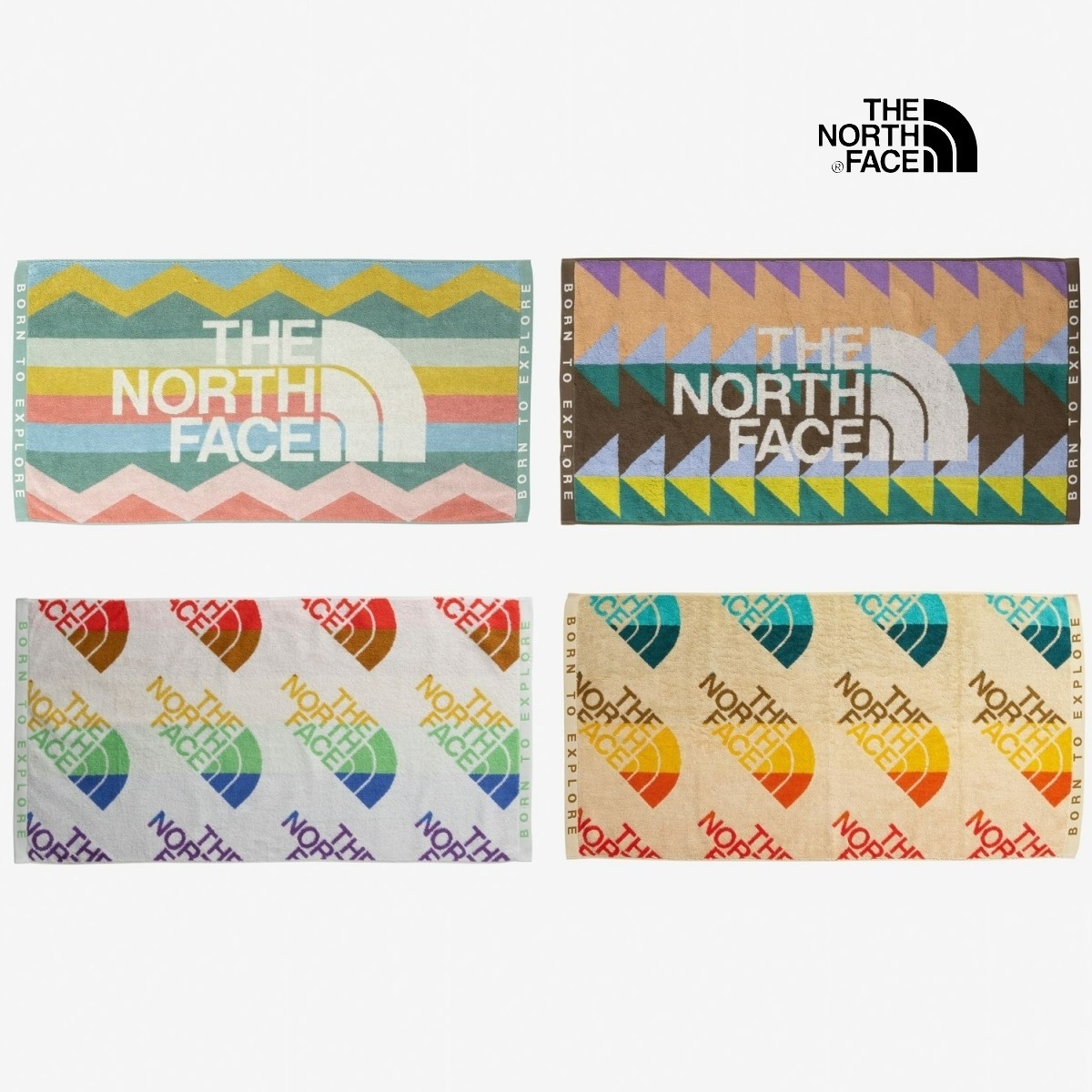 預購┃日本 THE NORTH FACE MT.RAINBOW TOWEL L 有機棉 毛巾 大浴巾